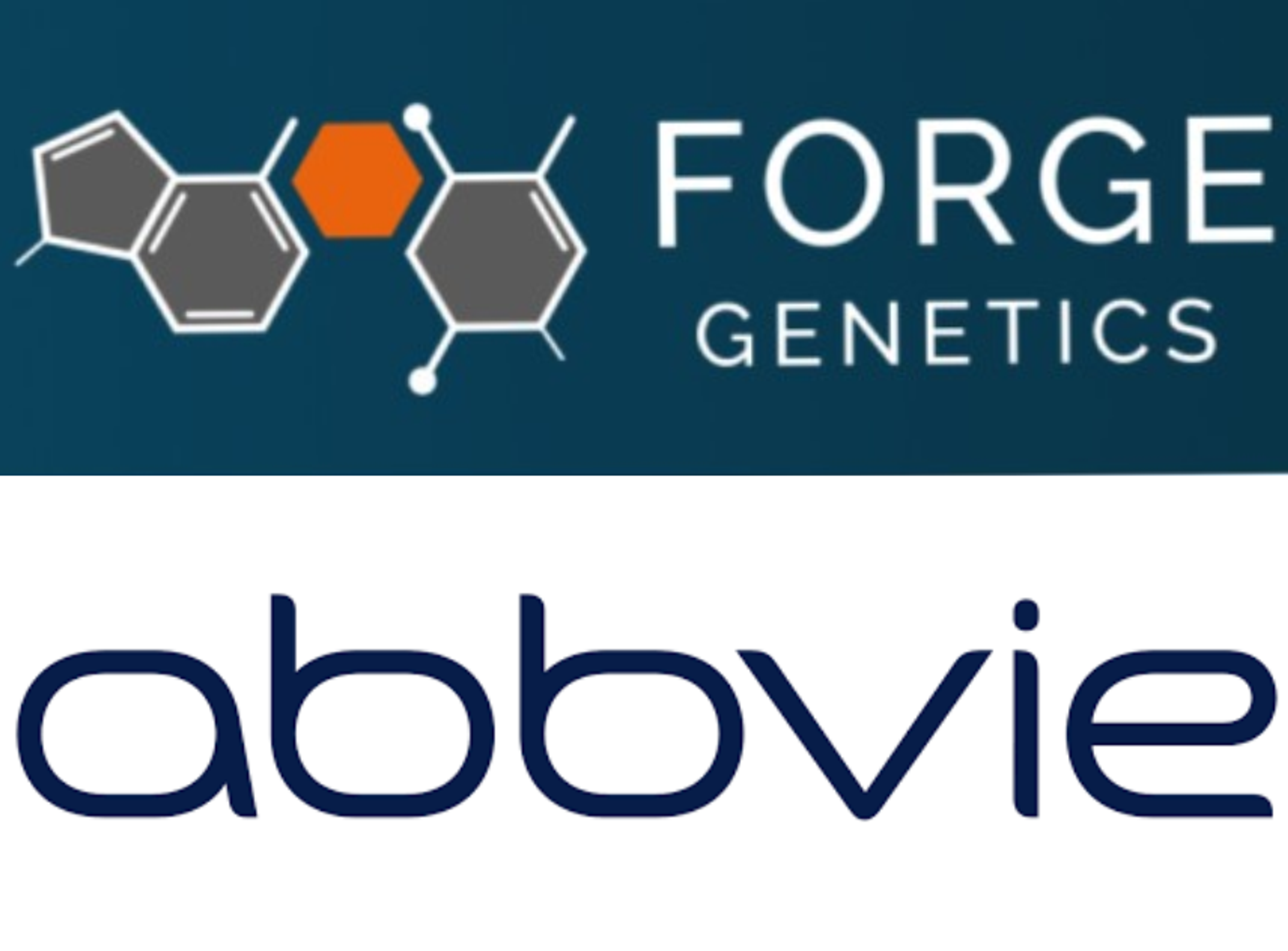 Forge Genetics and AbbVie logos