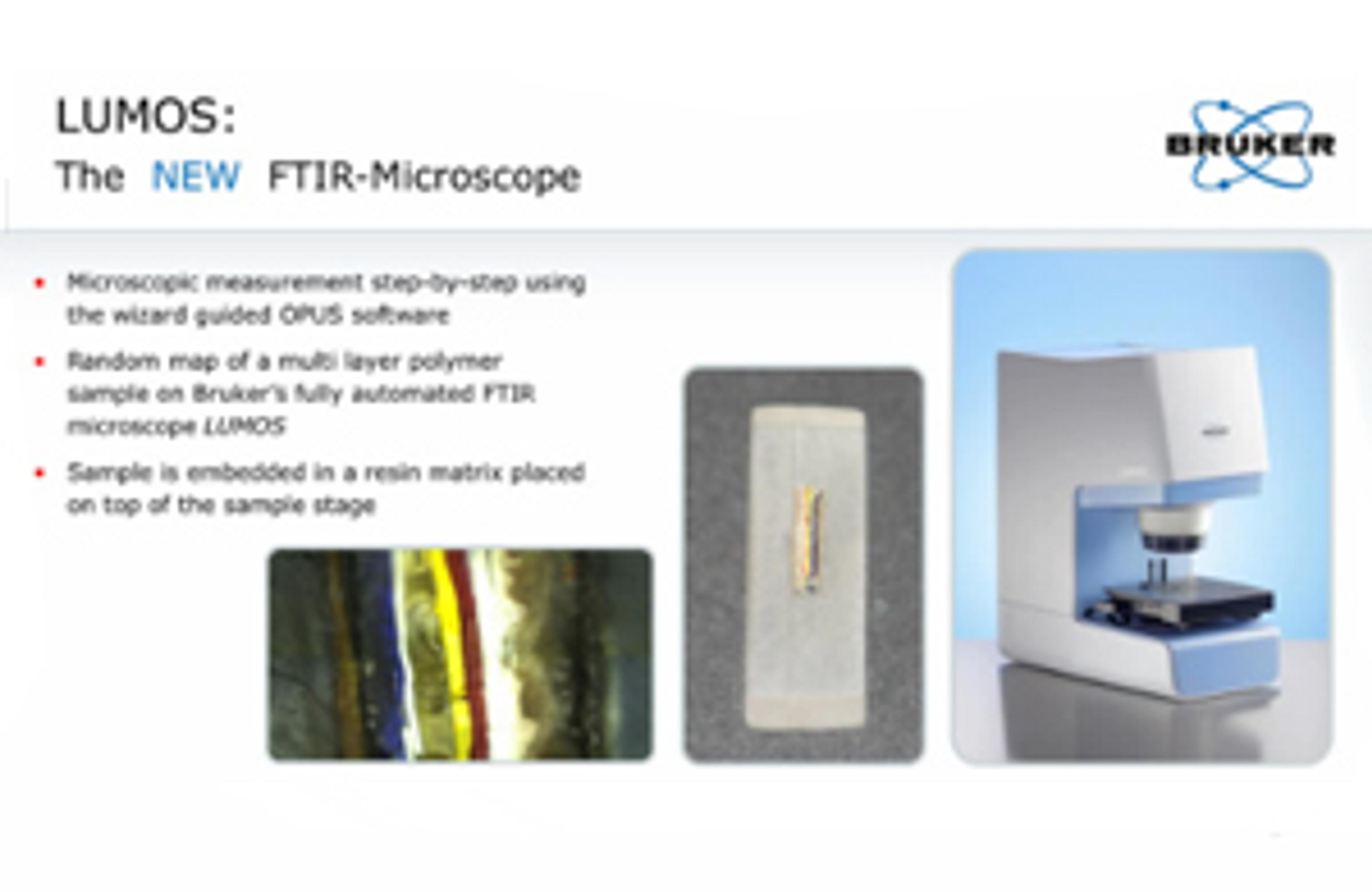 Introduction to LUMOS FTIR Microscope Introduction to LUMOS FTIR Microscope