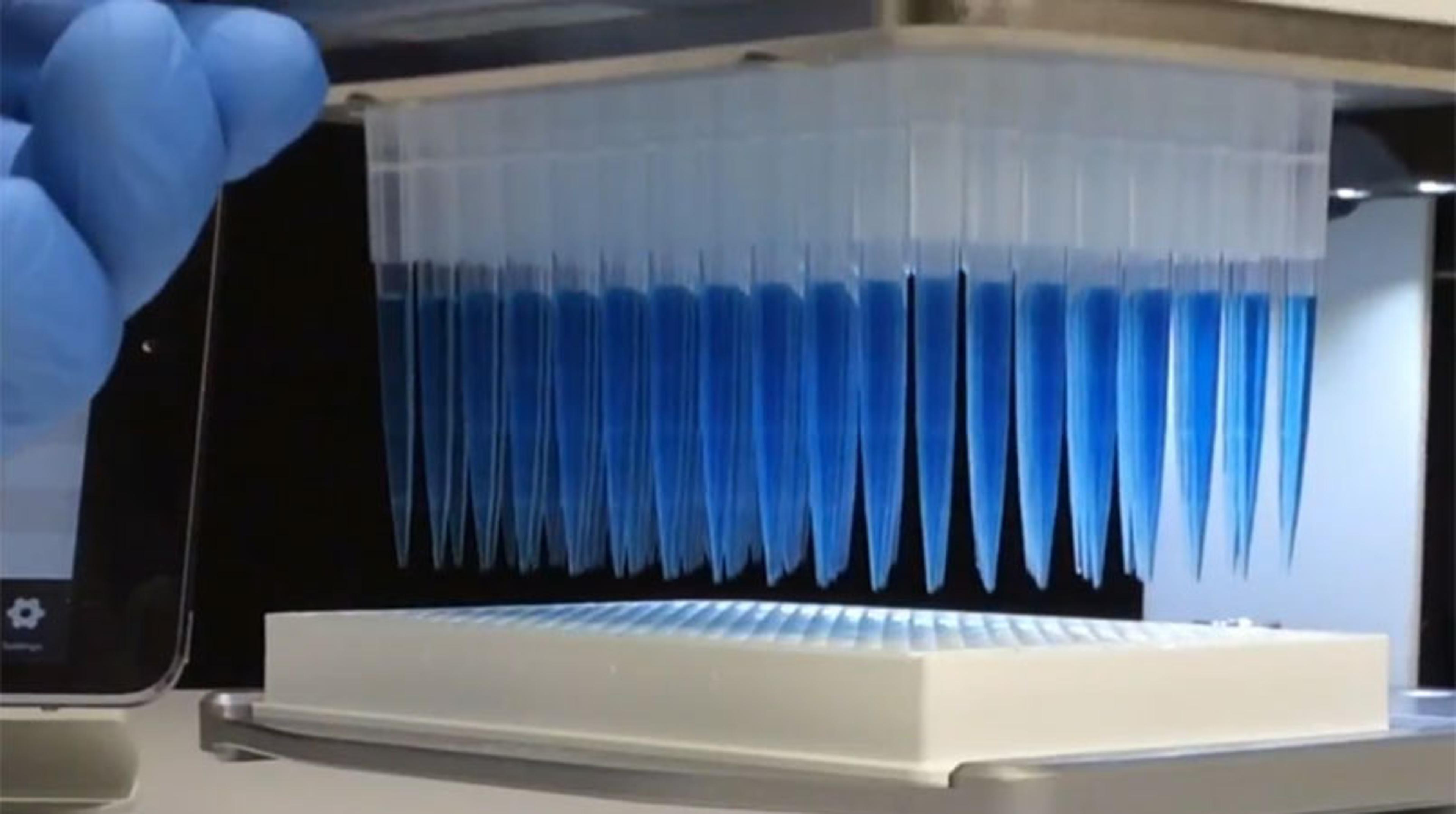 Avidien microPro 300 96 to 384 Nest Conversion for Pipetting with 384 Well Micro-Plates Avidien microPro 300 96 to 384 Nest Conversion for Pipetting with 384 Well Micro-Plates