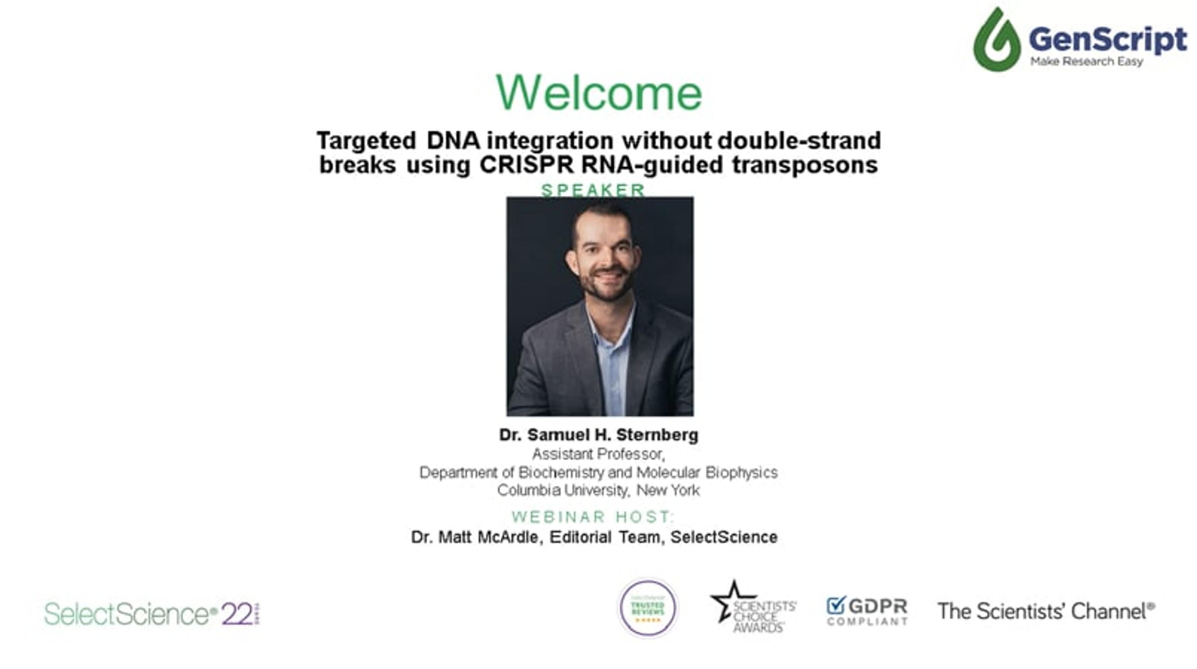 Targeted DNA integration without double-strand breaks using CRISPR RNA-guided transposons Targeted DNA integration without double-strand breaks using CRISPR RNA-guided transposons