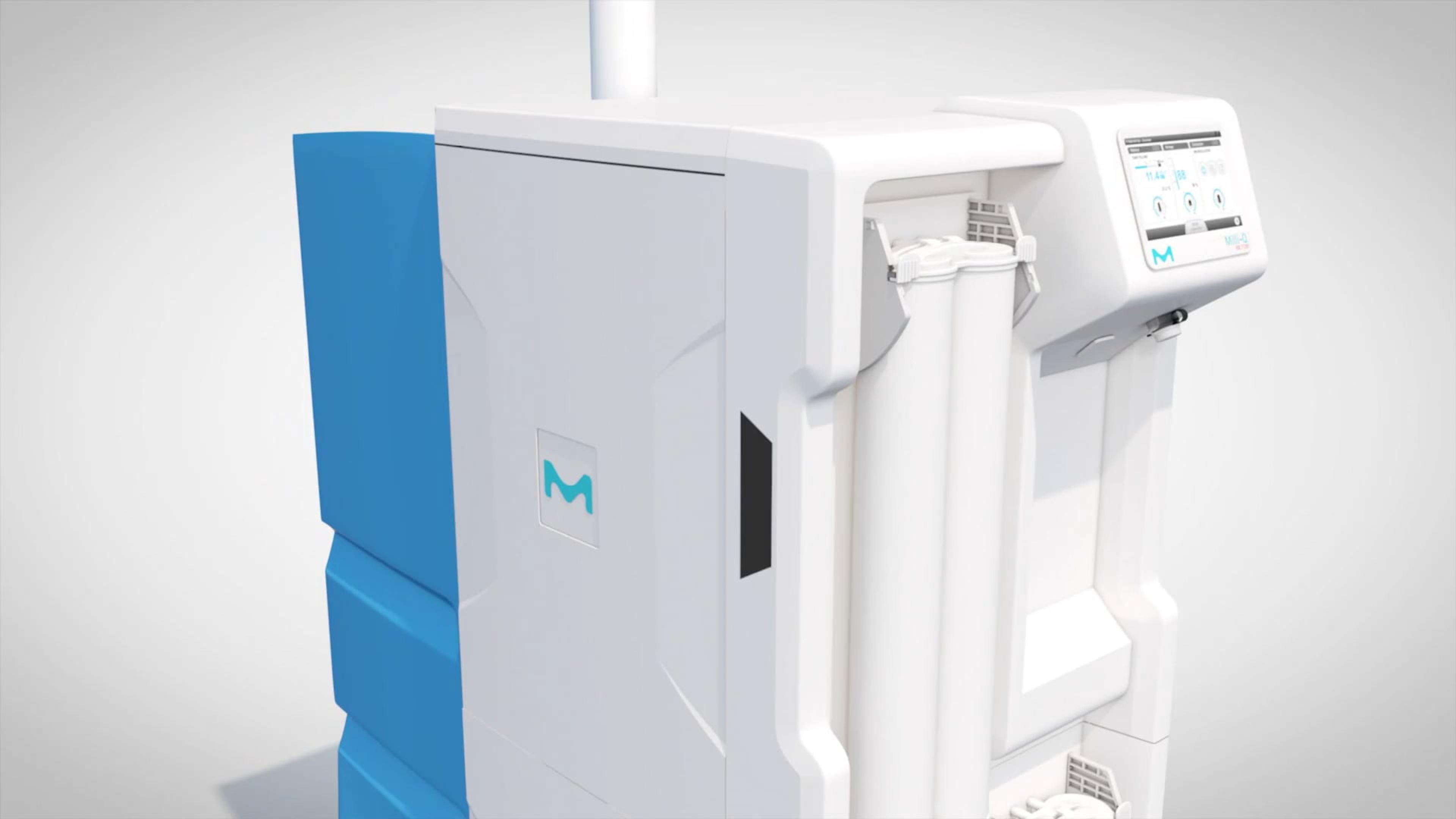 Milli-Q HX 7000 SD connected water purification systems