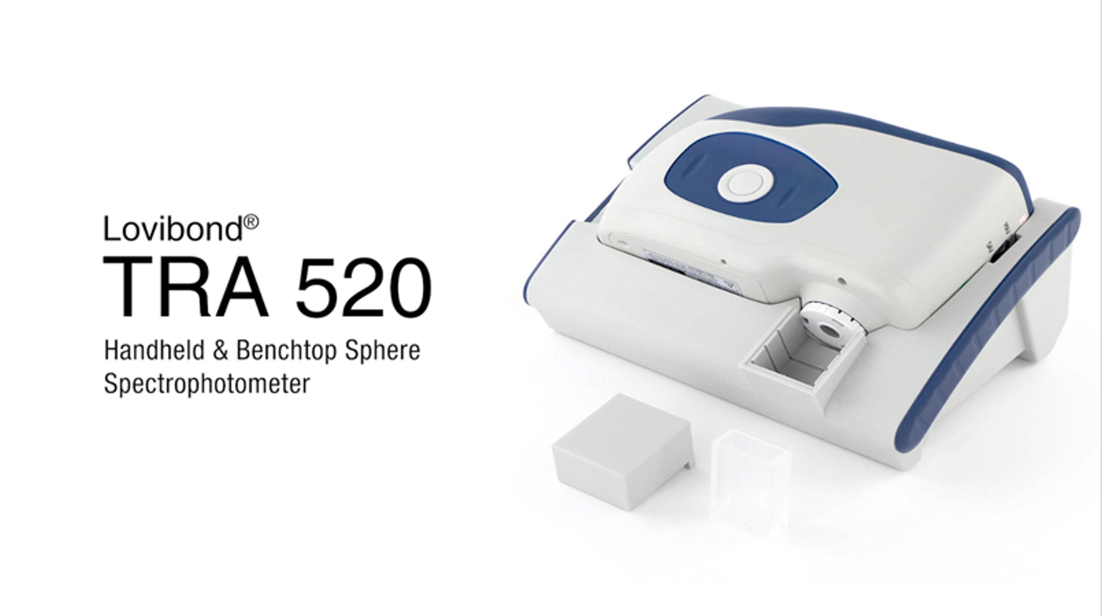 TRA 520 handheld & benchtop sphere spectrophotometer TRA 520 handheld & benchtop sphere spectrophotometer