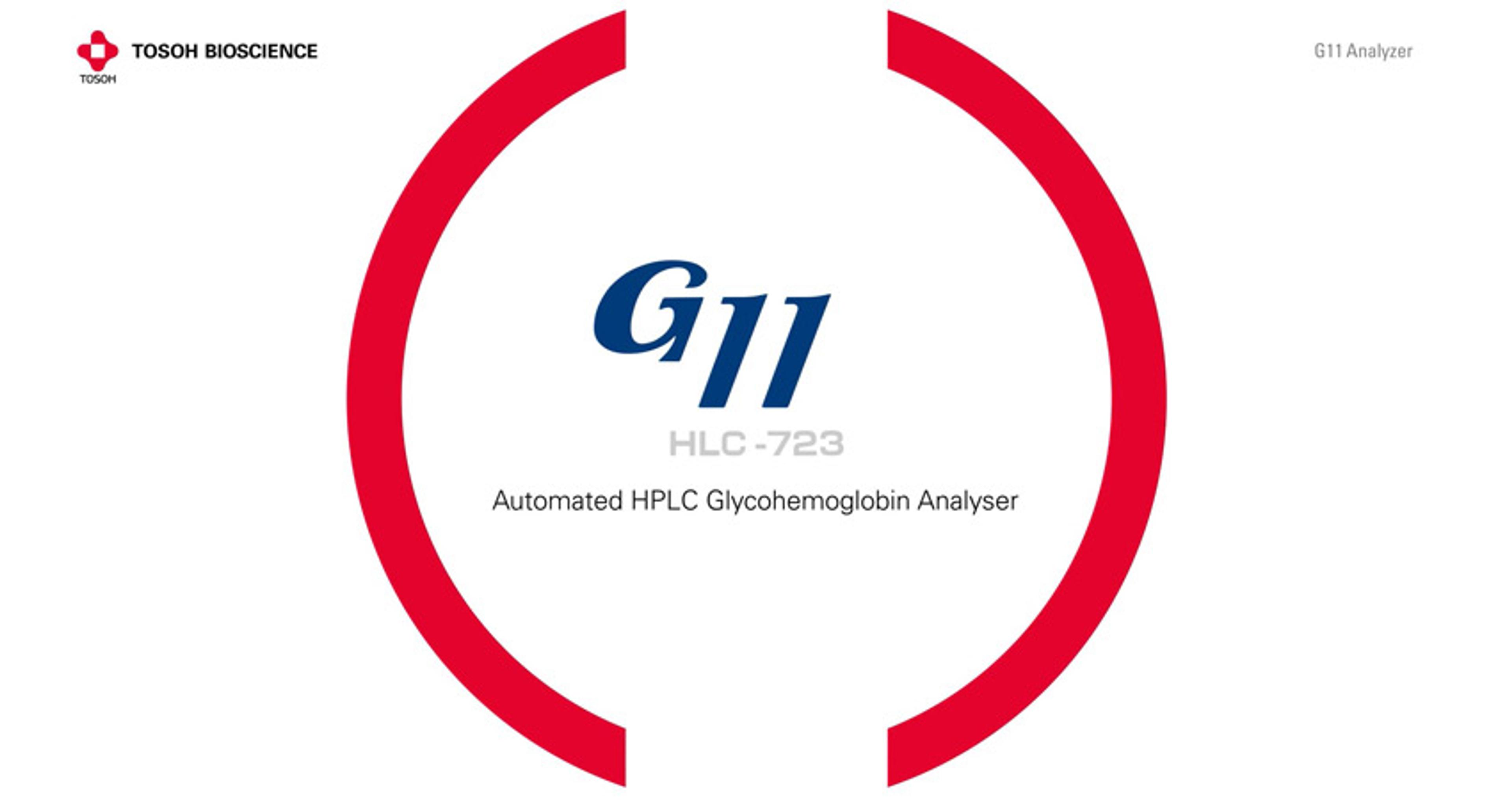 HLC-723 G11: Automated HPLC glycohemoglobin analyzer