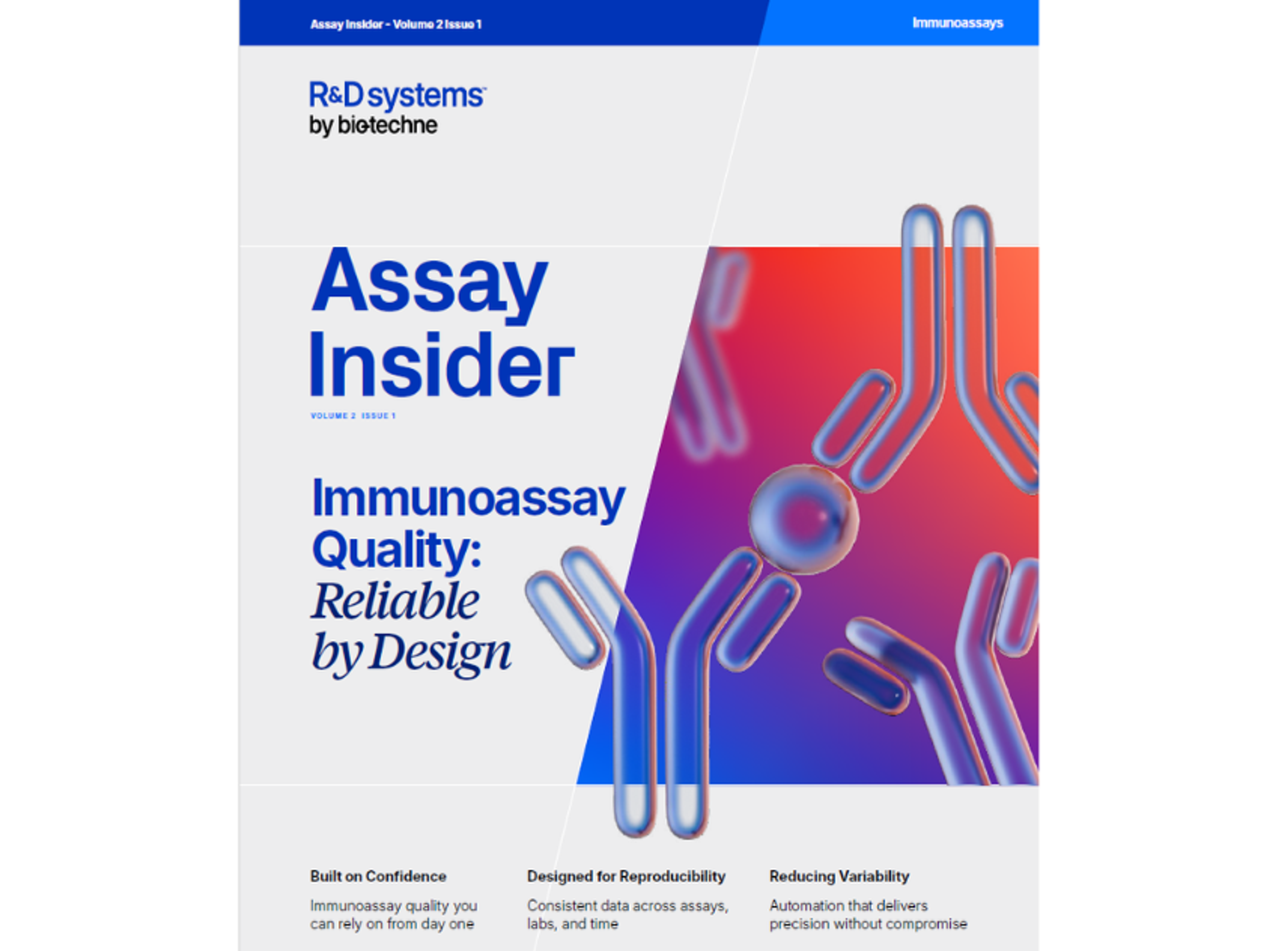 Bio-Techne Immunoassay quality: Reliable by design