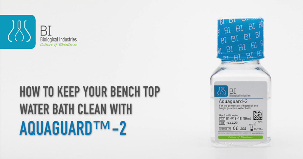 How to Keep Your Benchtop Water Bath Clean Using Aquaguard™-2 Solution