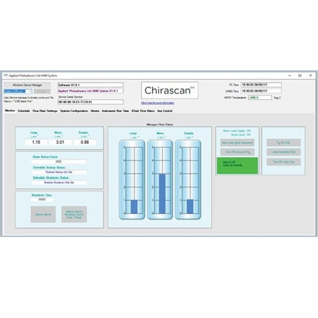 Chirascan Control Software