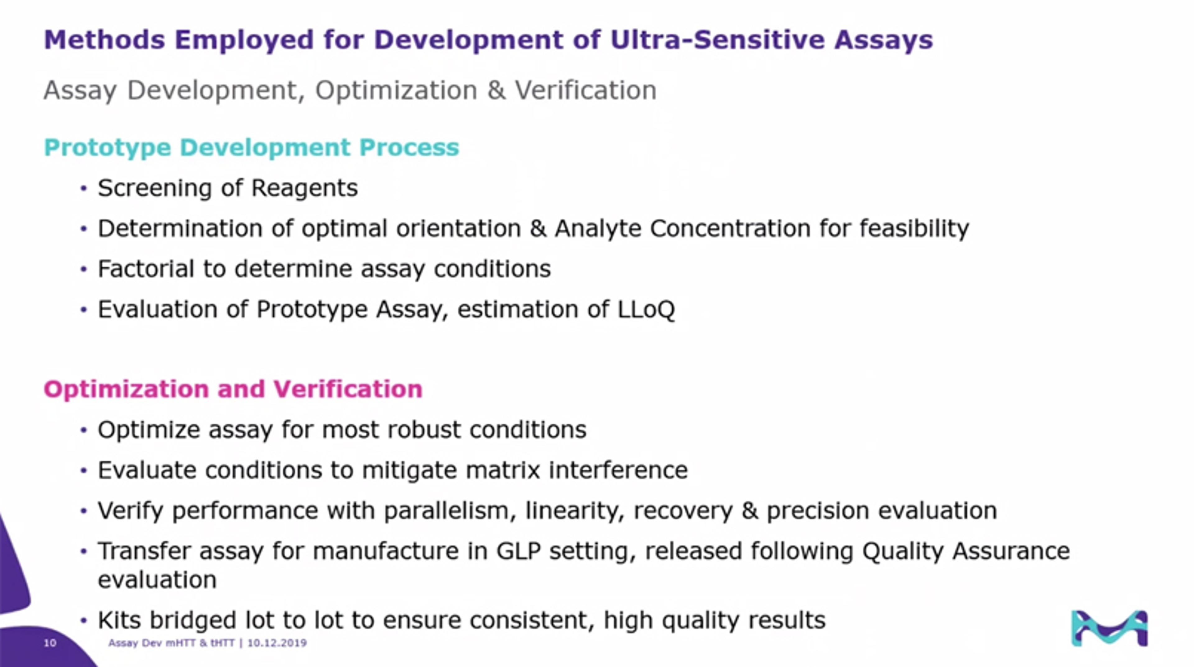 Ultra-sensitive quantification of mutant and total huntingtin protein levels Ultra-sensitive quantification of mutant and total huntingtin protein levels