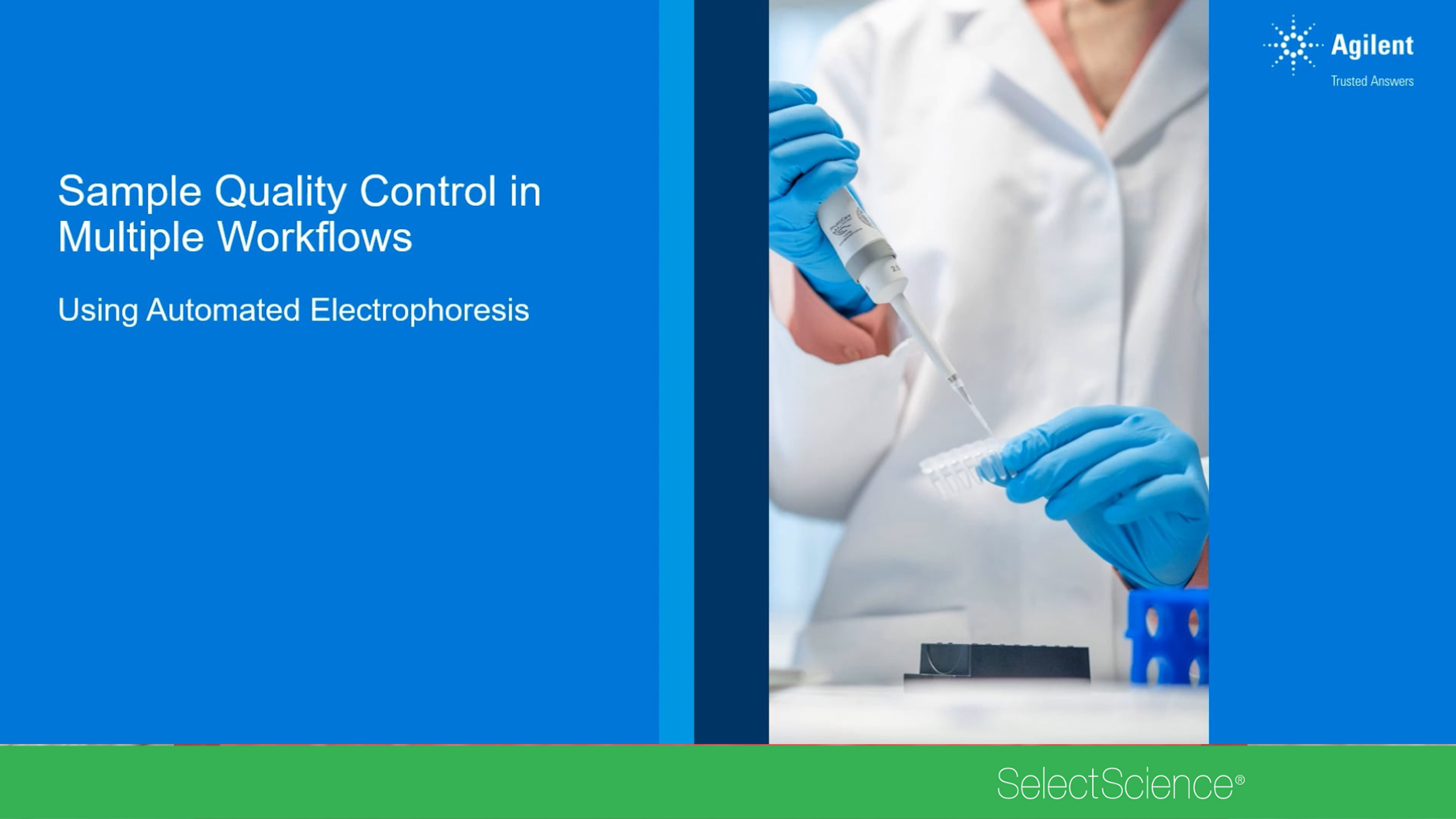 Sample QC control in multiple workflows Sample QC control in multiple workflows
