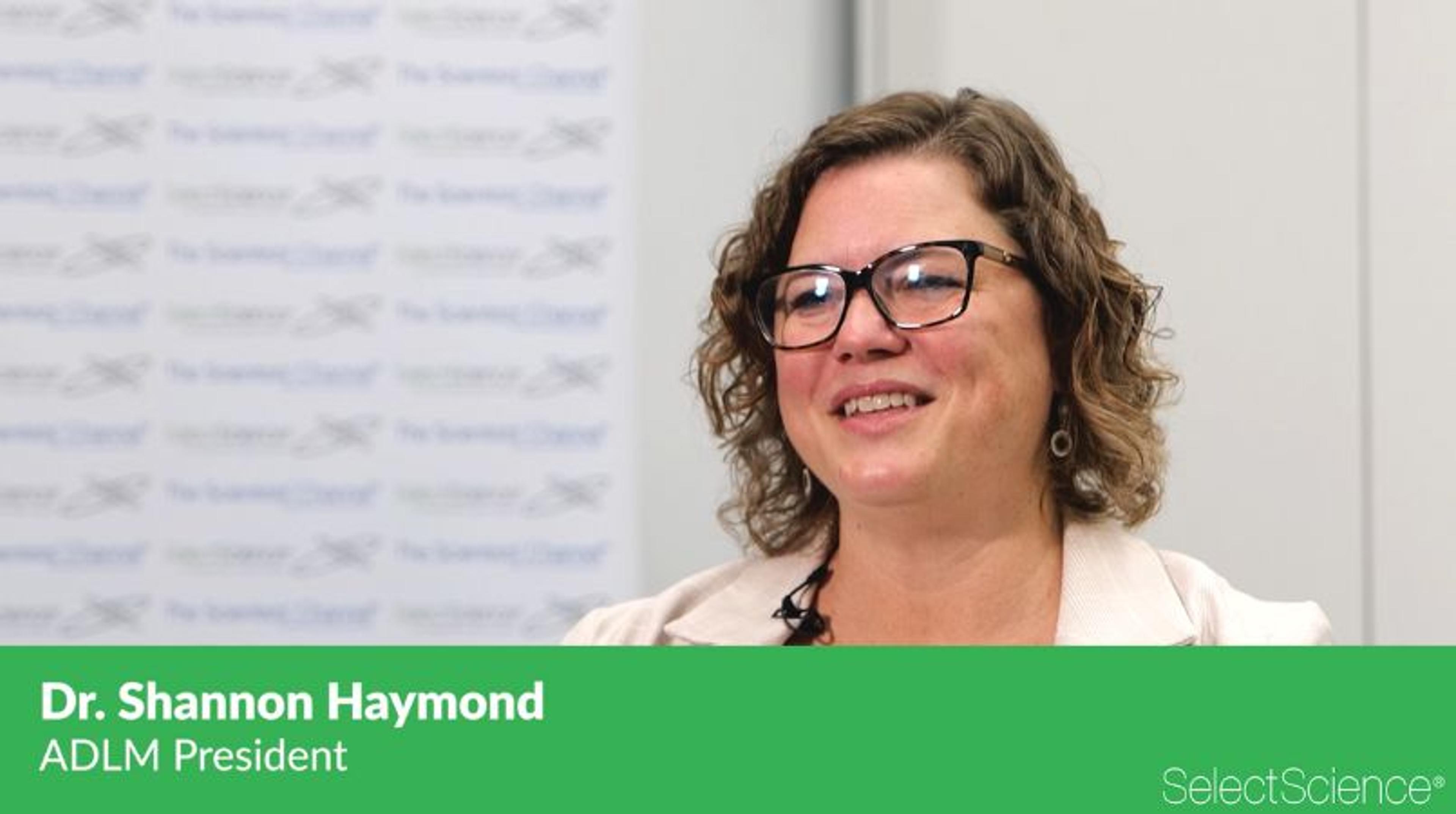 Dr. Shannon Haymond reflects on AACC name change at the 2023 ADLM Annual Scientific Meeting Dr. Shannon Haymond reflects on AACC name change at the 2023 ADLM Annual Scientific Meeting