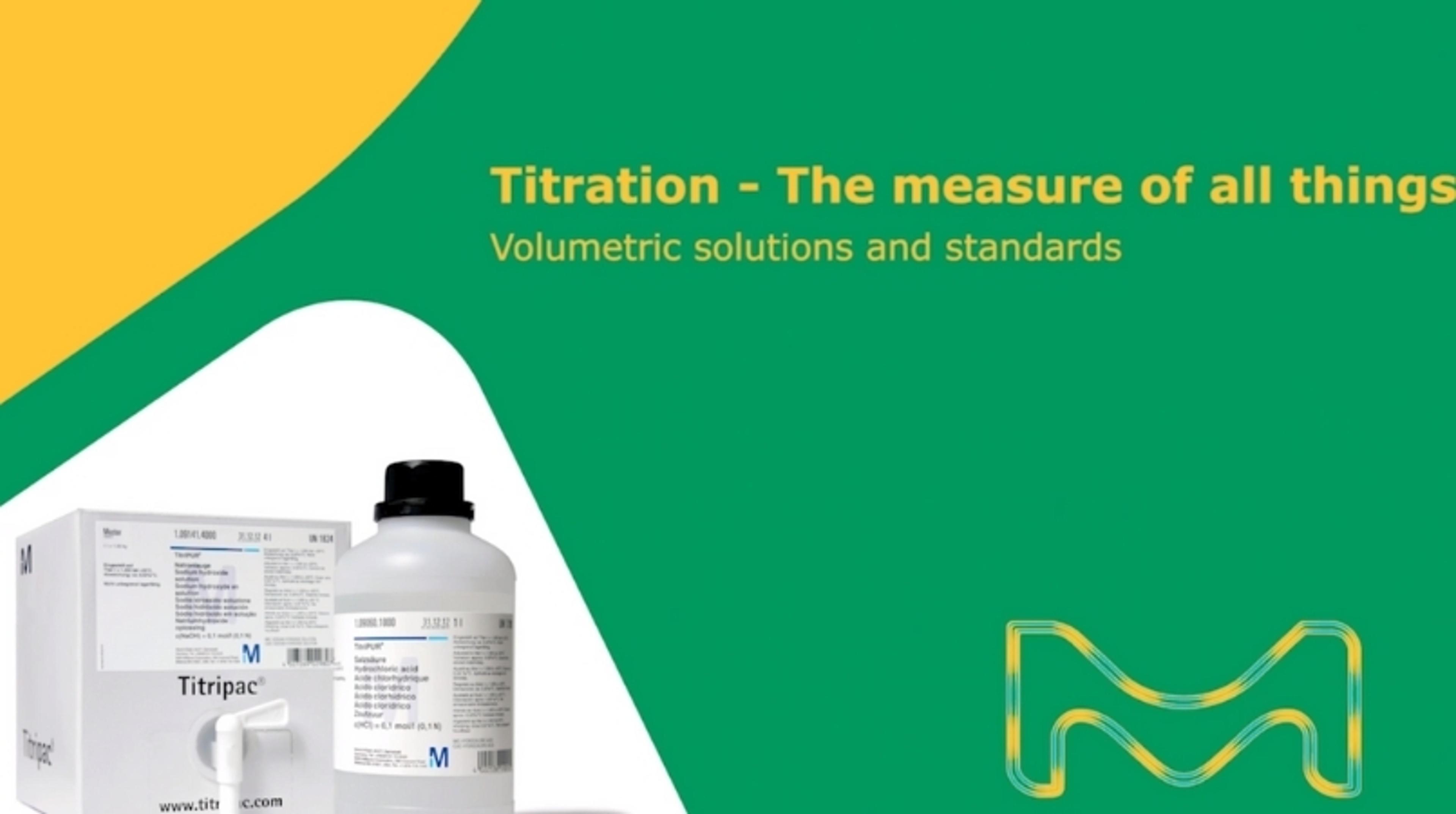 Titration with Titripac®: Smart and safe packaging system Titration with Titripac®: Smart and safe packaging system