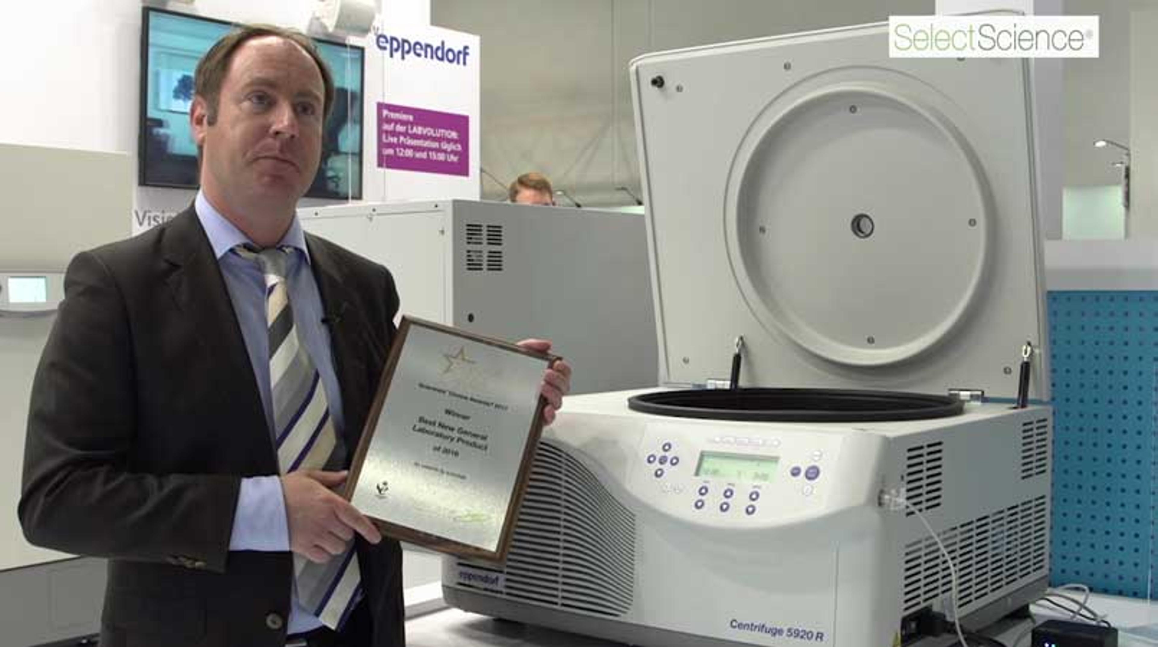 Eppendorf Centrifuge 5920 R Wins Best New General Laboratory Product of 2016 Eppendorf Centrifuge 5920 R Wins Best New General Laboratory Product of 2016