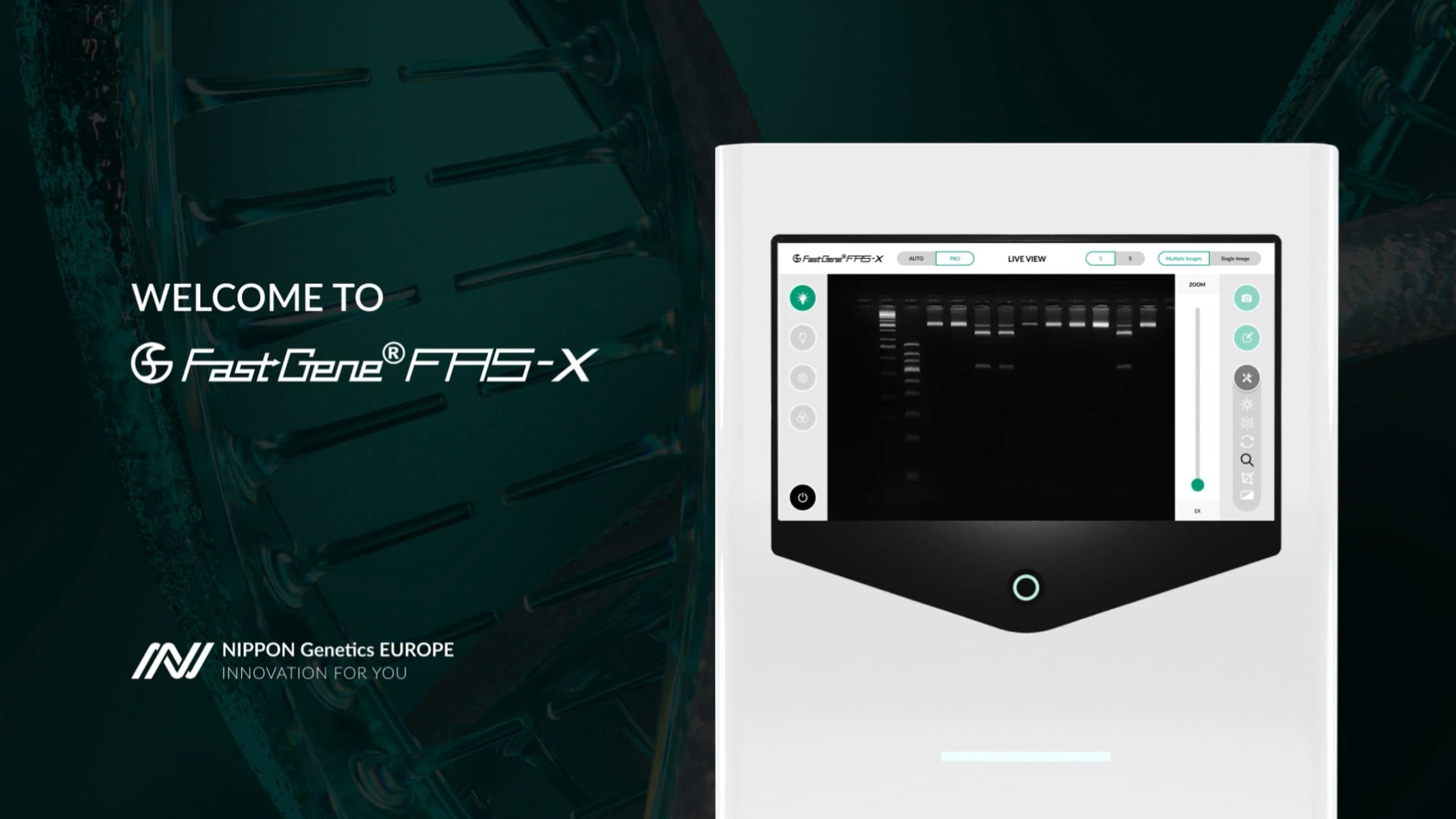 Gel imaging with FastGene FAS-X