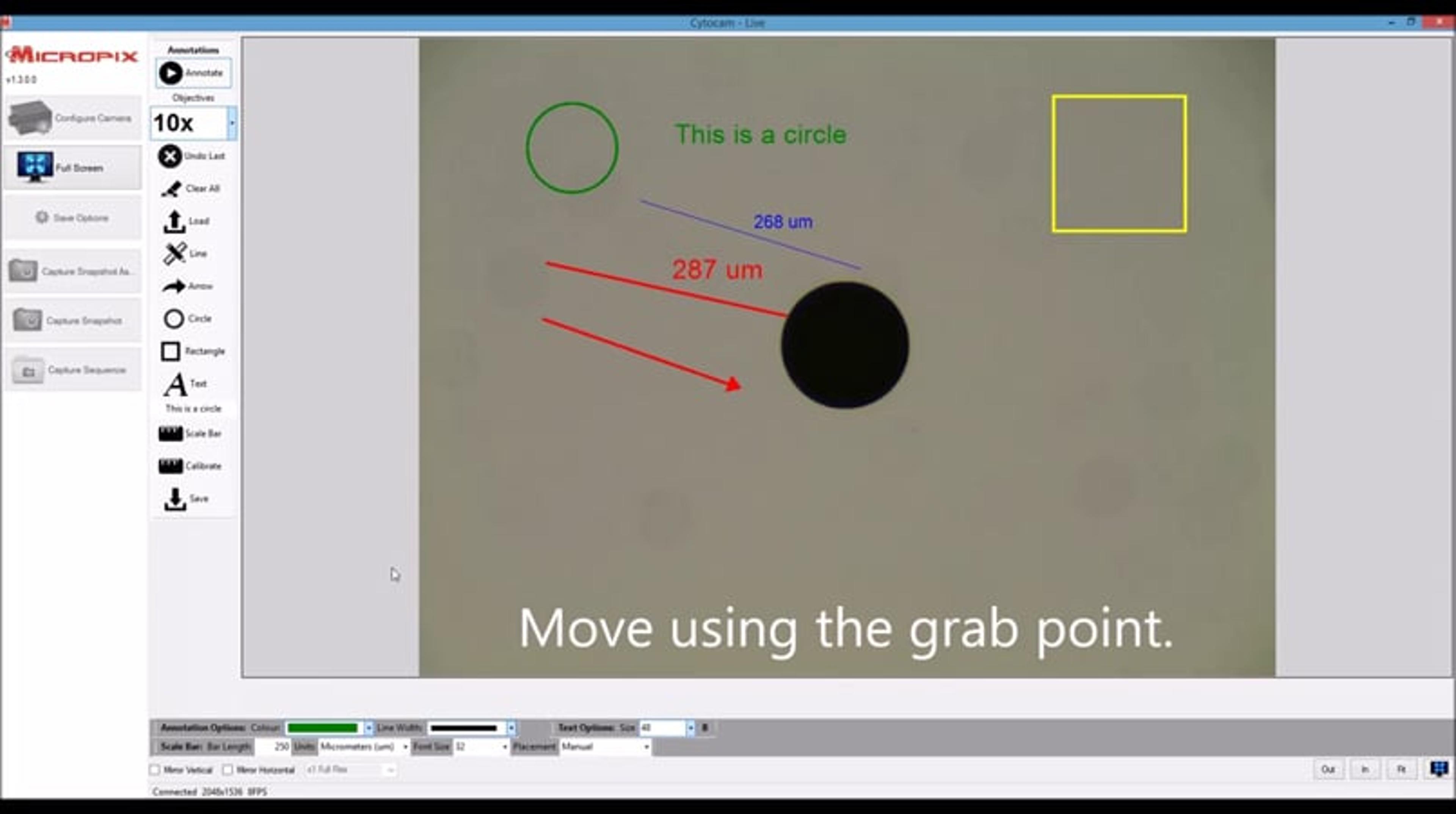 Functionality of the Annotation Module for Cytocam from Micropix Functionality of the Annotation Module for Cytocam from Micropix