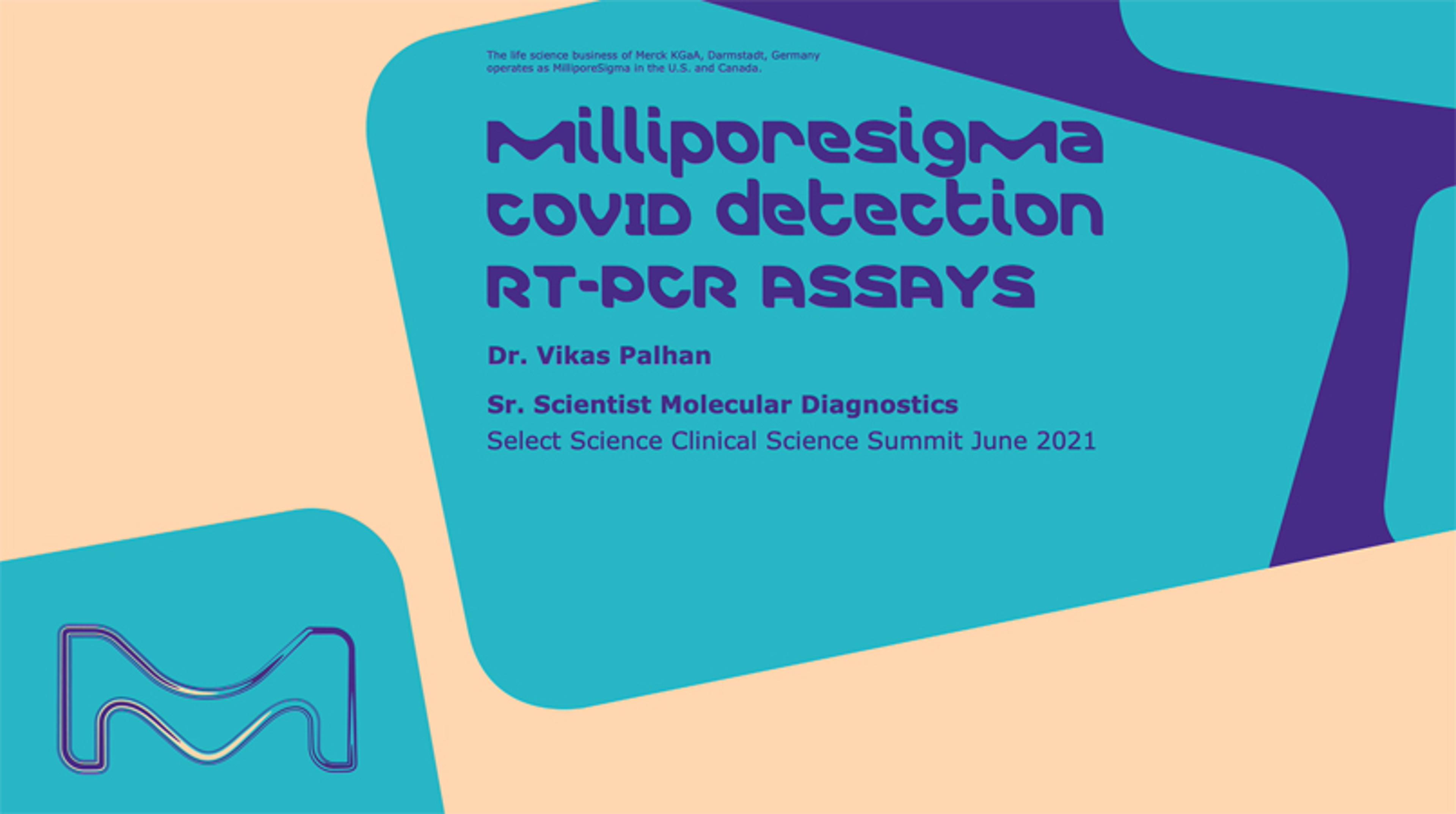 Merck COVID detection RT-PCR assays Merck COVID detection RT-PCR assays