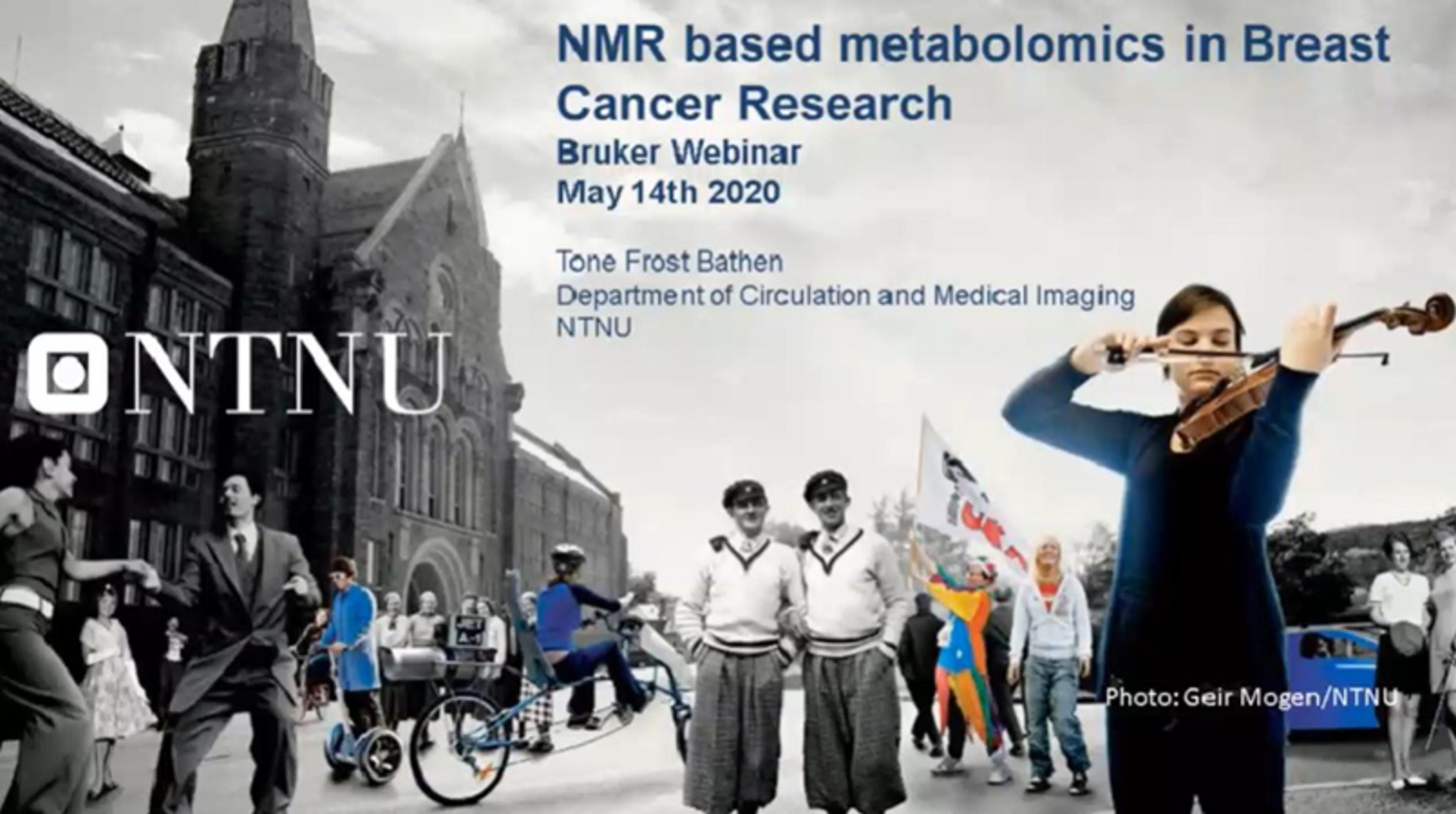 NMR-based metabolomics in breast cancer research