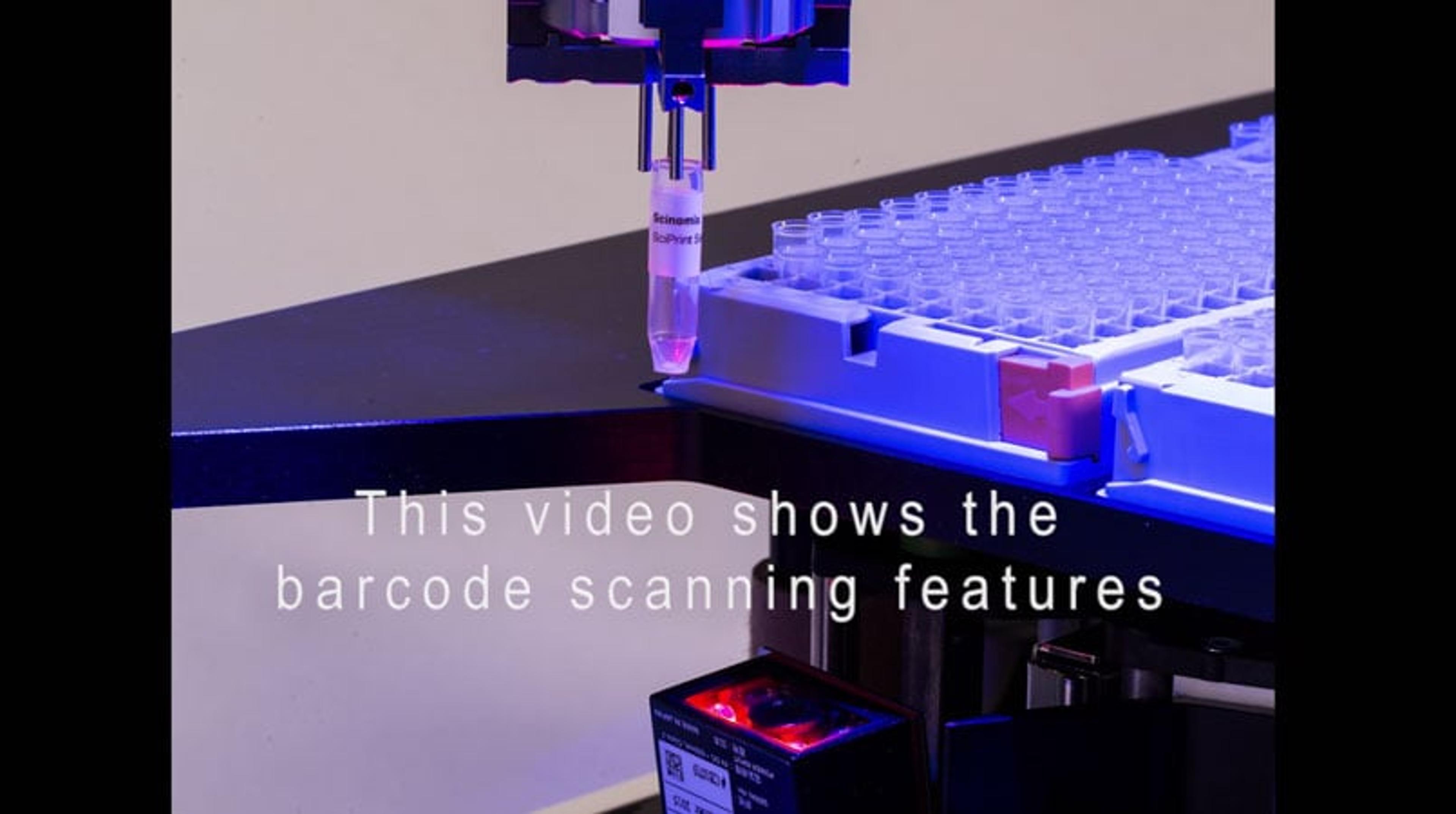 Barcode Scanning with the Sci-Print VXL Barcode Scanning with the Sci-Print VXL