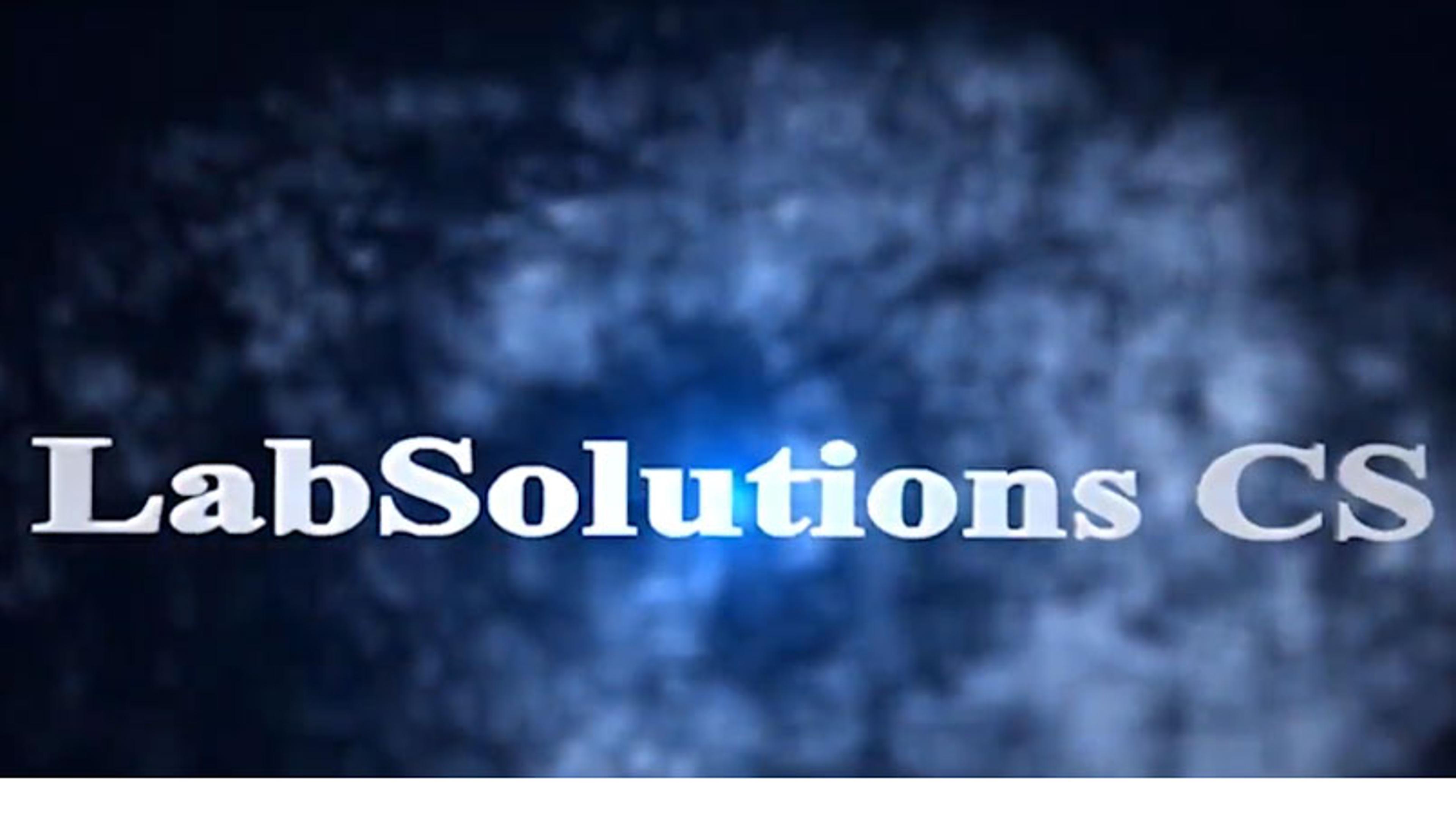 Shimadzu LabSolutions CS Product video Shimadzu LabSolutions CS Product video