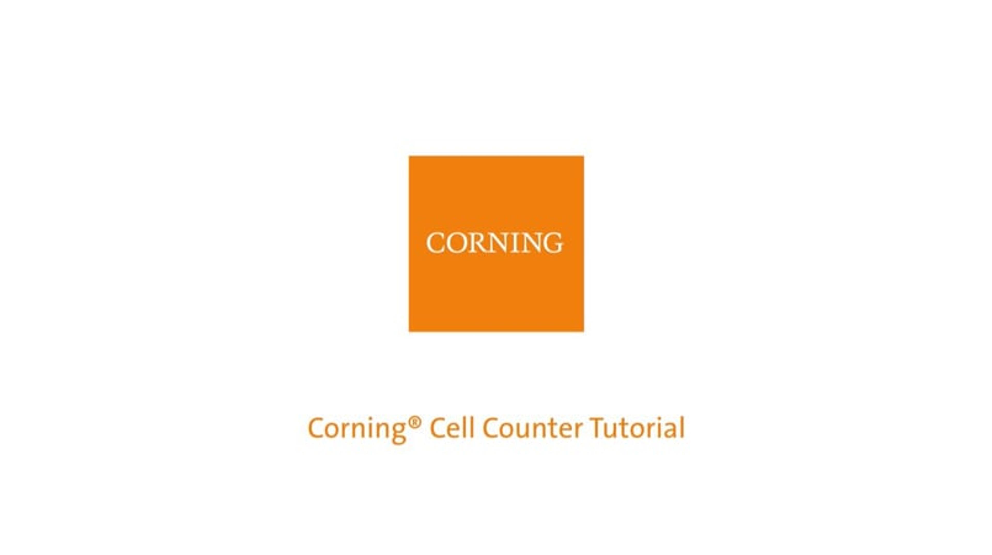 Find out how to successfully count cells with Corning's cell counting tutorial Find out how to successfully count cells with Corning's cell counting tutorial