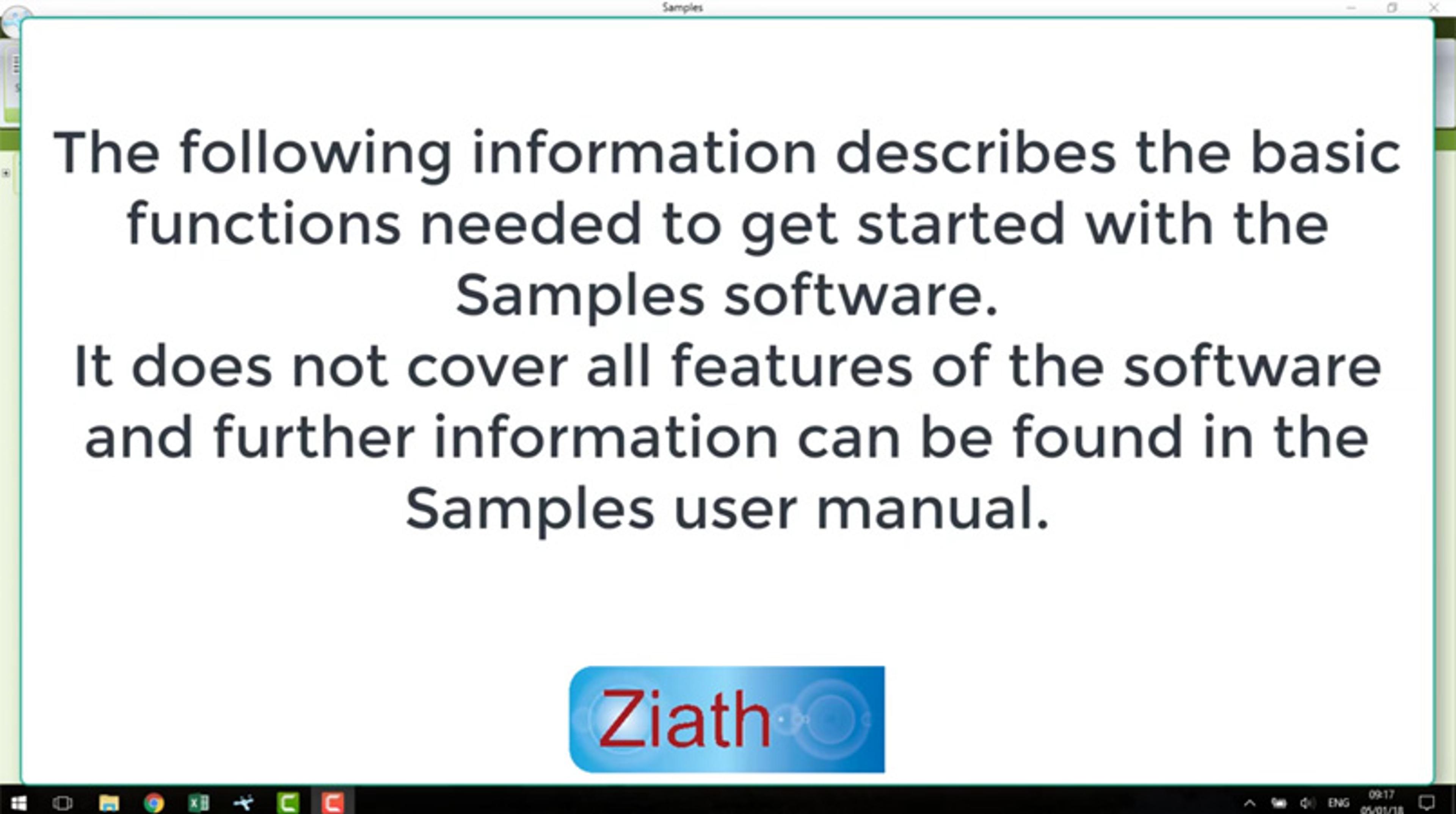 Getting started with Ziath's Samples Inventory Management Software Getting started with Ziath's Samples Inventory Management Software
