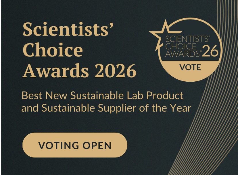 Vote in the Scientists' Choice Awards 2026 for the Best New Sustainable Lab Product & the Sustainable Supplier of the Year