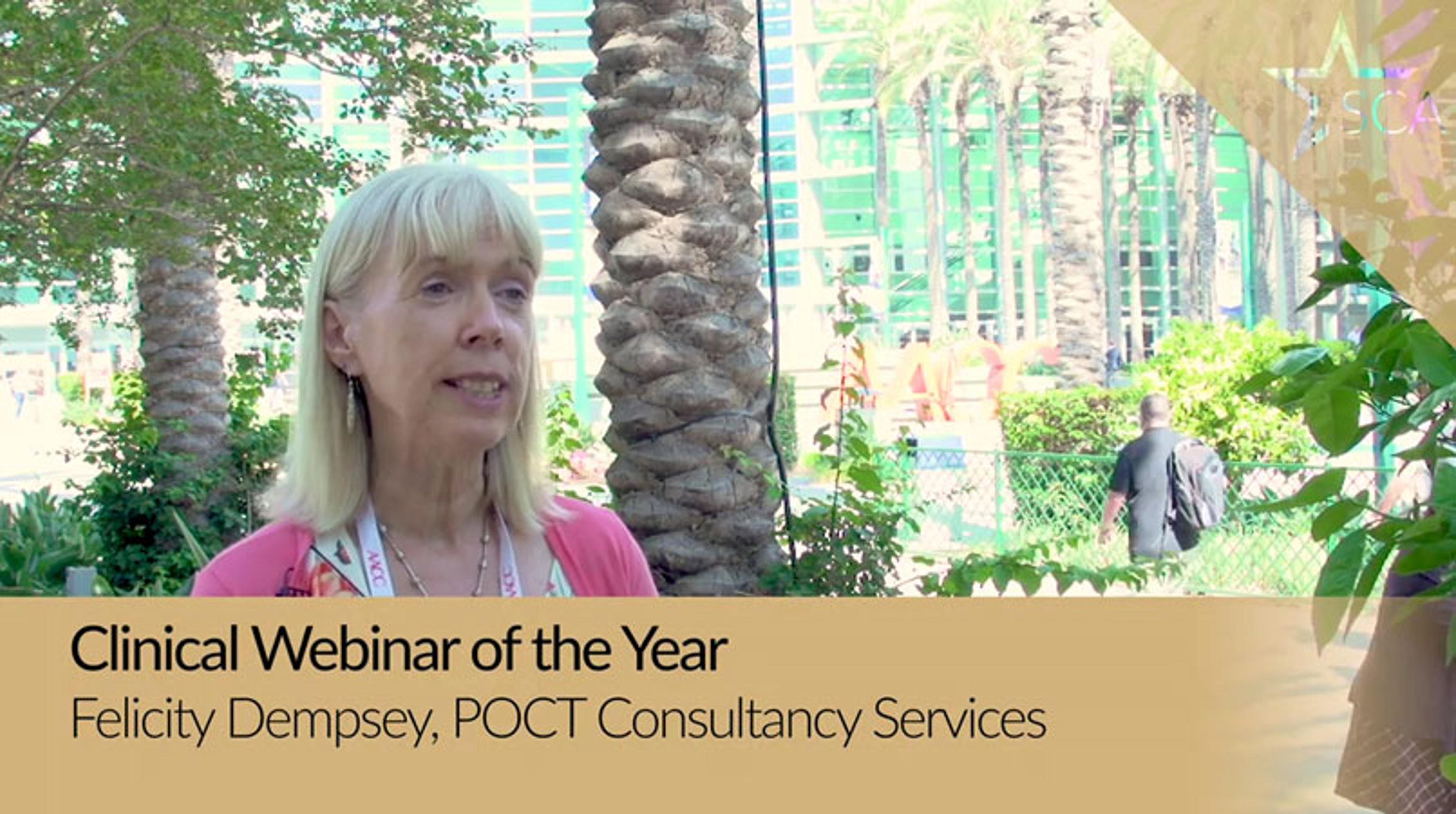 Scientists’ Choice Award winner, Felicity Dempsey, discusses point-of-care webinar Scientists’ Choice Award winner, Felicity Dempsey, discusses point-of-care webinar