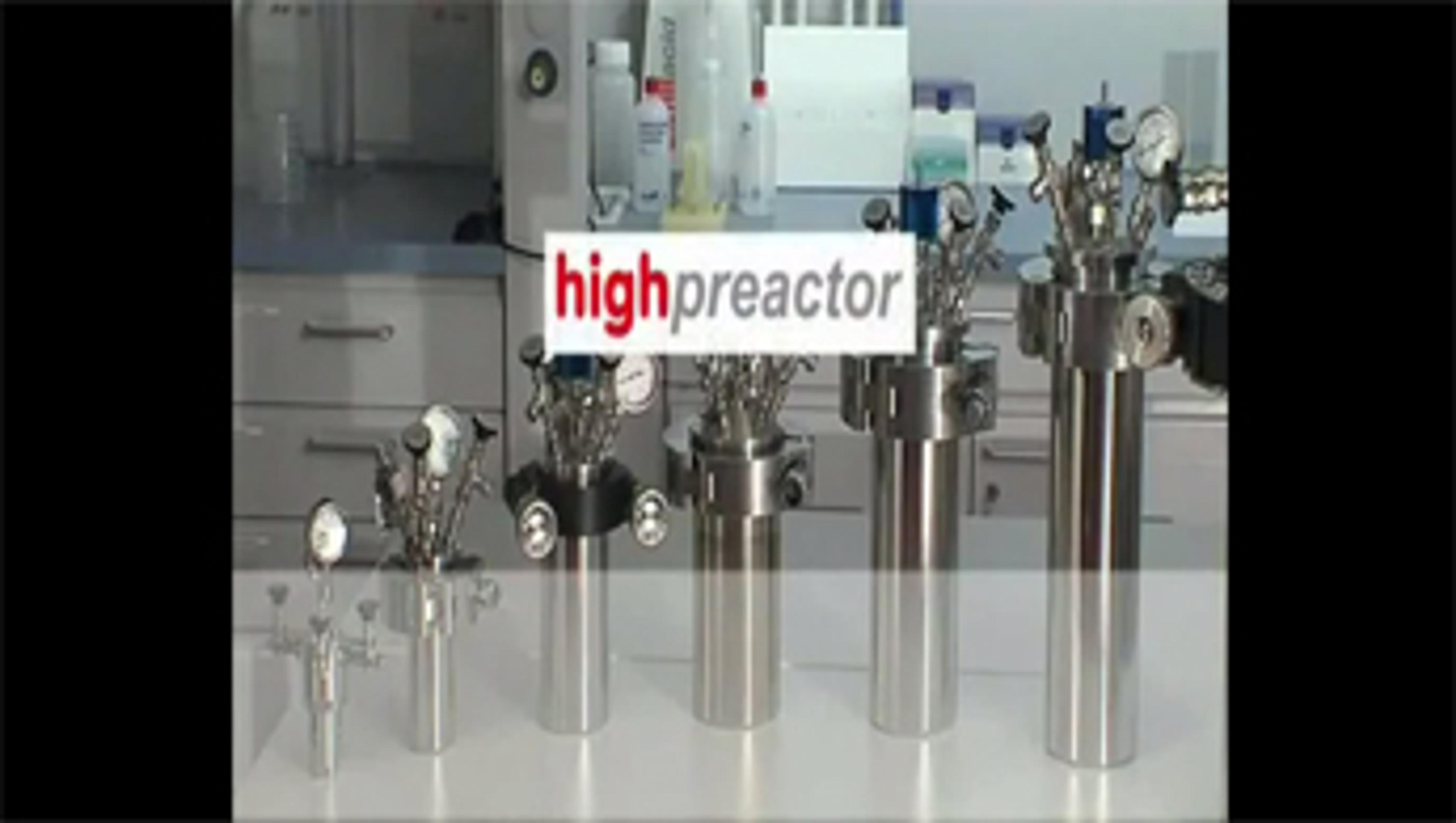 Berghof Highpreactor High Pressure Reactors Berghof Highpreactor High Pressure Reactors