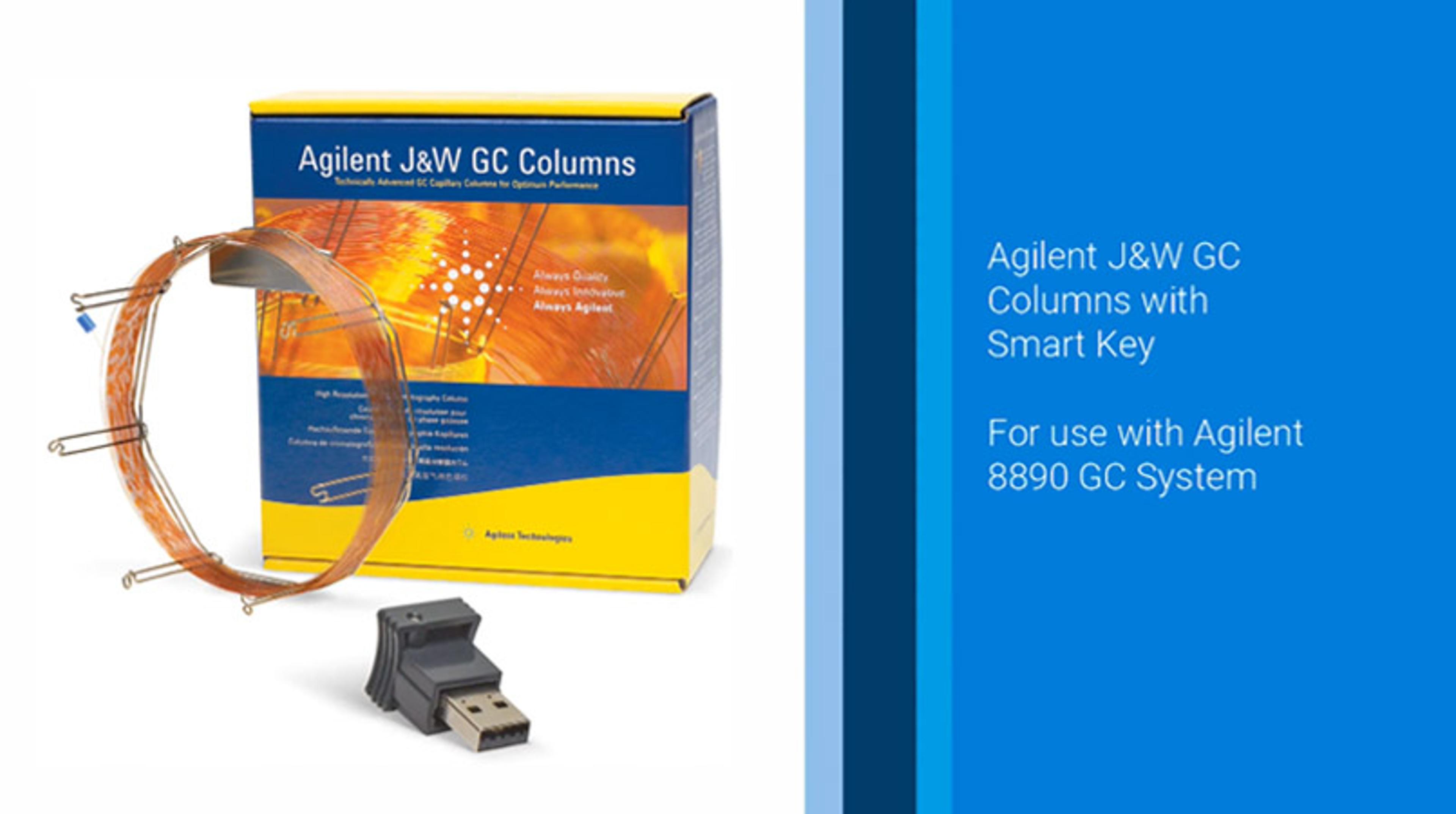 Reduce downtime with Agilent GC column smart key