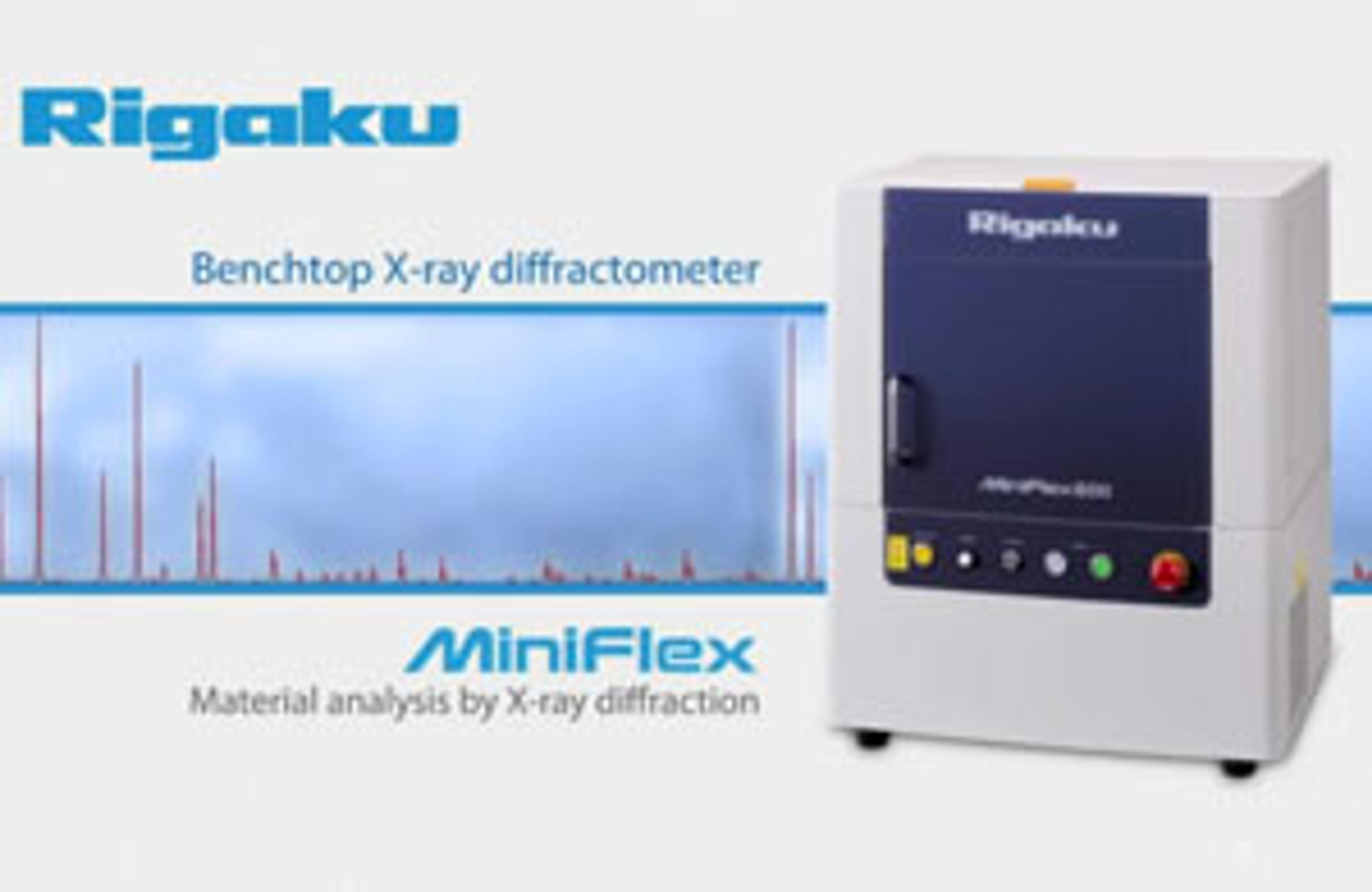 Rigaku MiniFlex Benchtop X-Ray Diffractometer Rigaku MiniFlex Benchtop X-Ray Diffractometer