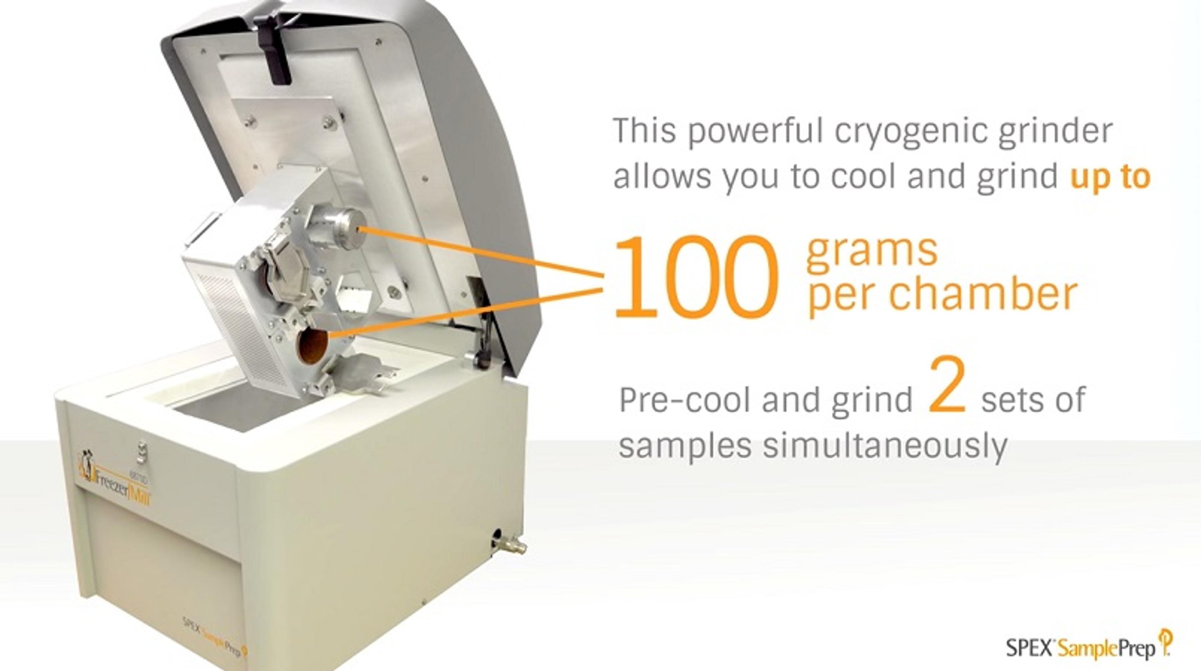 6870D Freezer/Mill<sup>®</sup>-High Throughput Cryogenic Grinder 6870D Freezer/Mill<sup>®</sup>-High Throughput Cryogenic Grinder
