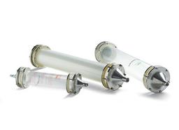 Glass columns for flash chromatography, HPLC applications