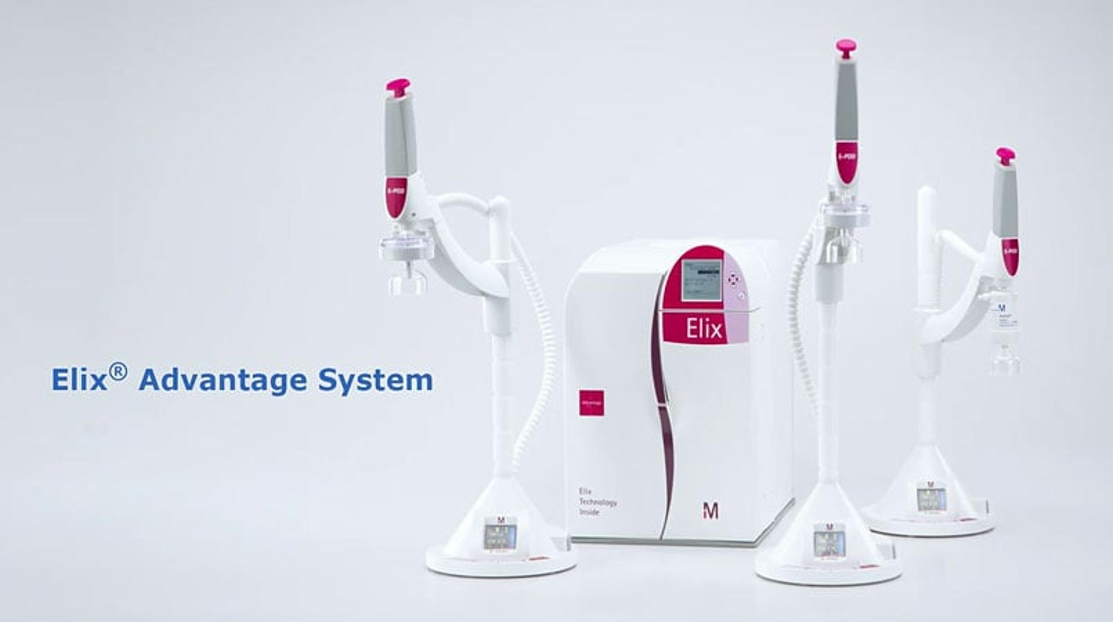 Discover the Elix Advantage from MilliporeSigma Discover the Elix Advantage from MilliporeSigma