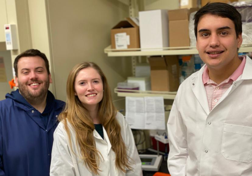 Dr. Ryan Clauson, Rachel Crossley, and Ferris El-tayyeb of Torigen