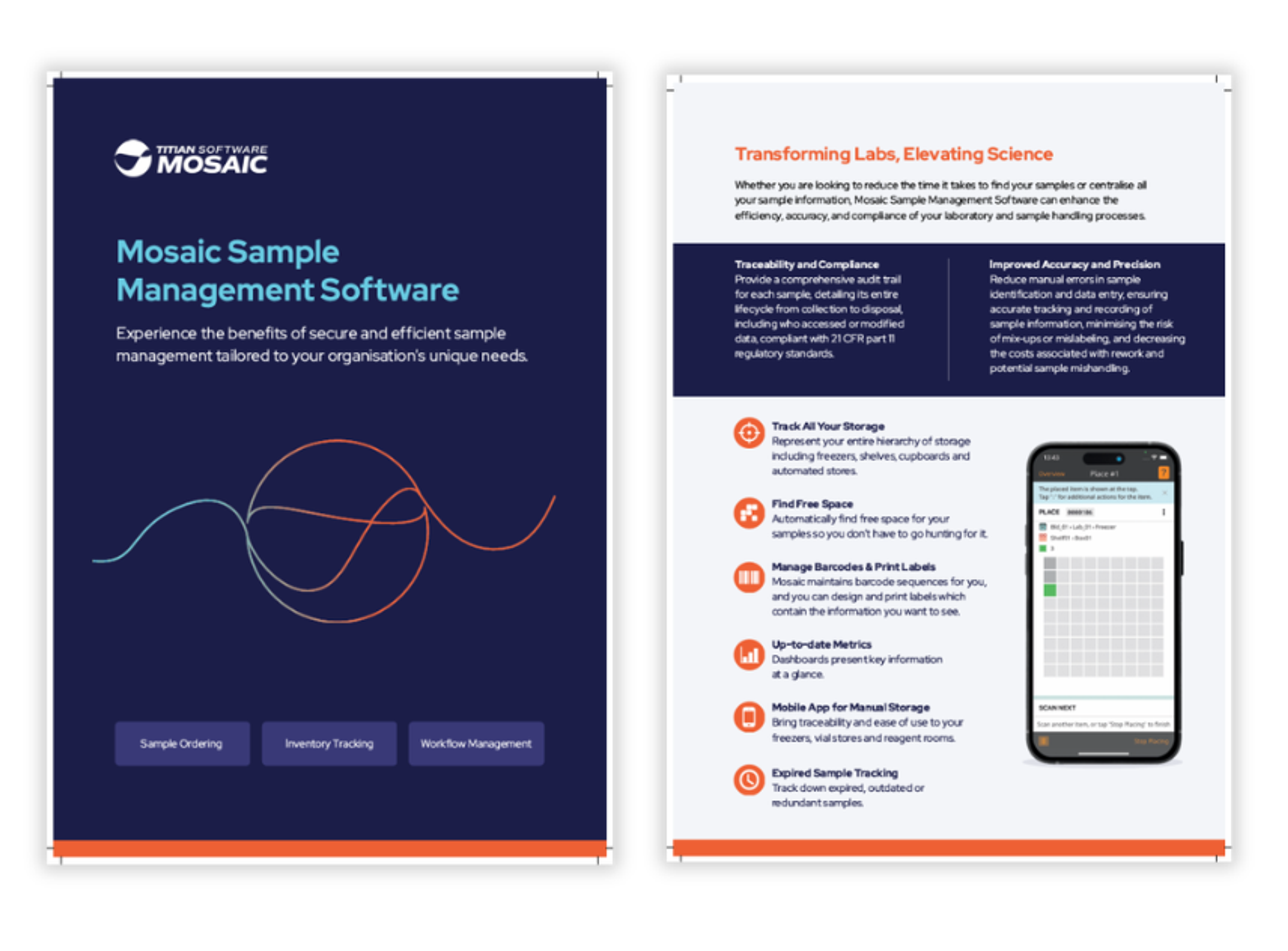 end-to-end sample tracking, inventory management, workflow automation, and laboratory compliance