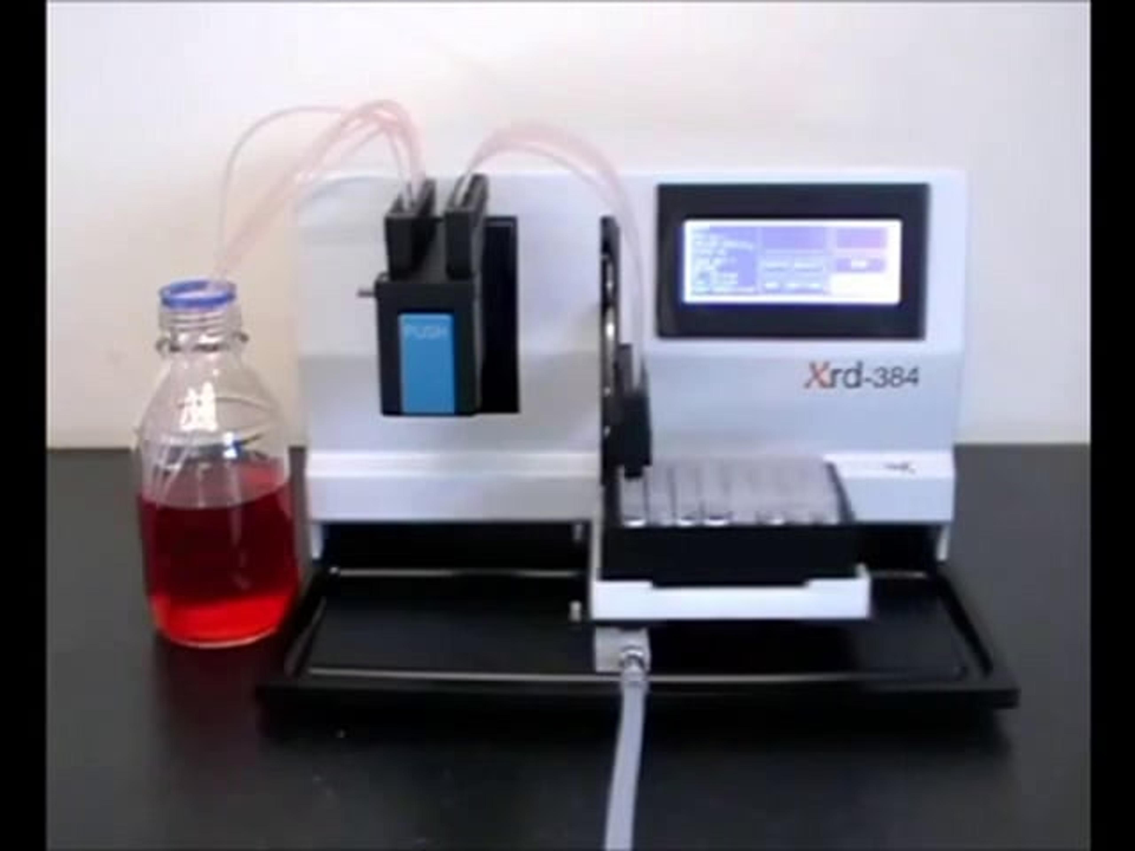 XRD-384 Dispensing into Cryo Tubes XRD-384 Dispensing into Cryo Tubes