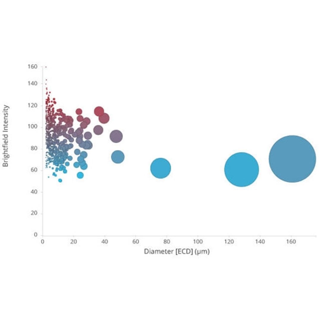 1µm–5mm particle  characterization range