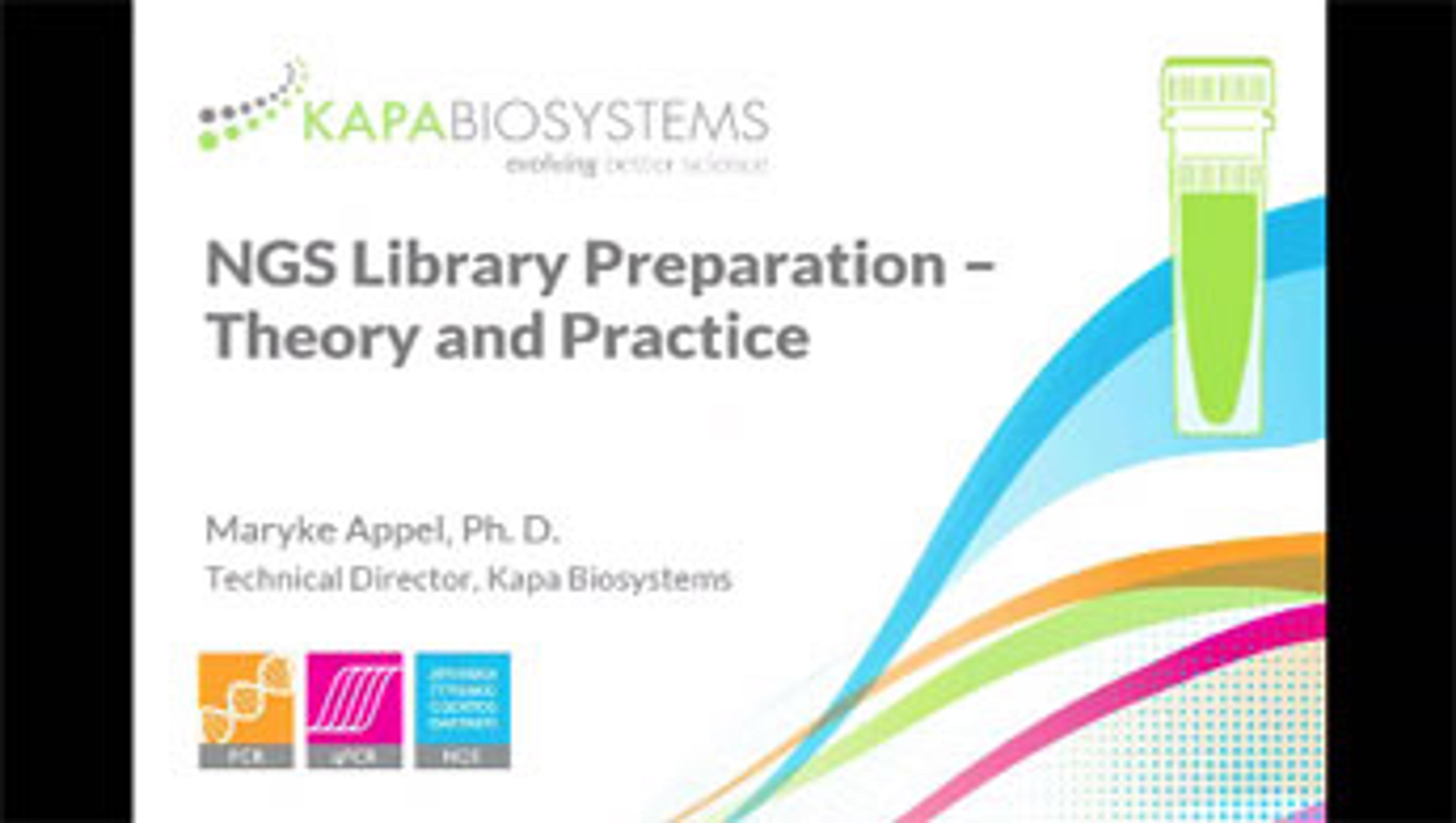 NGS Boot Camp Episode 1: *Objectives of Library Construction* NGS Boot Camp Episode 1: *Objectives of Library Construction*