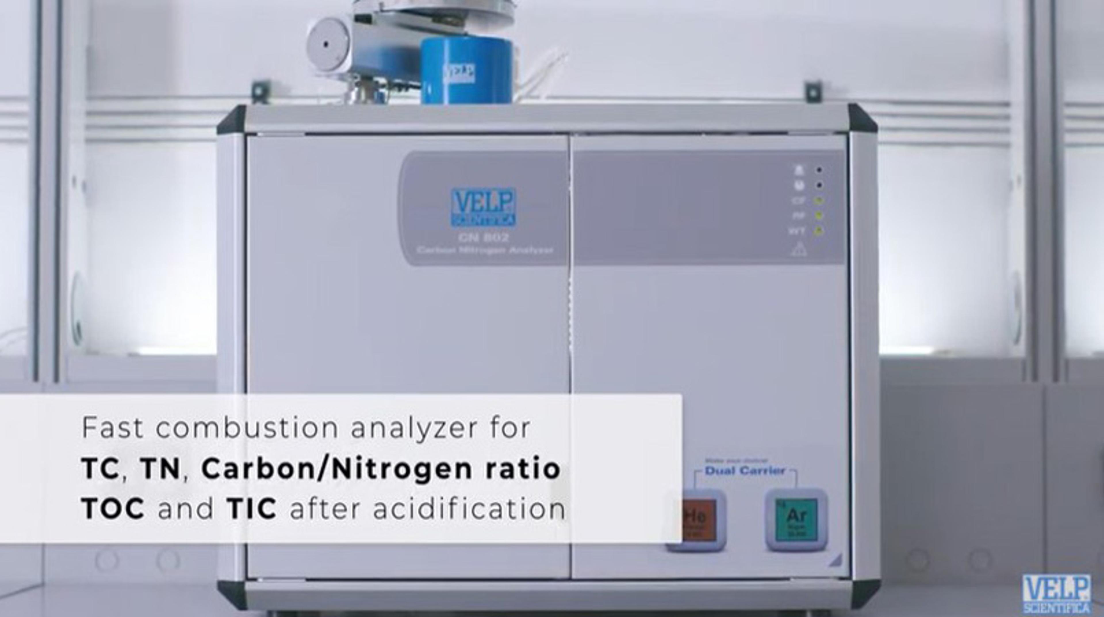 Velp introduces the CN 802 for carbon and nitrogen elemental analysis Velp introduces the CN 802 for carbon and nitrogen elemental analysis