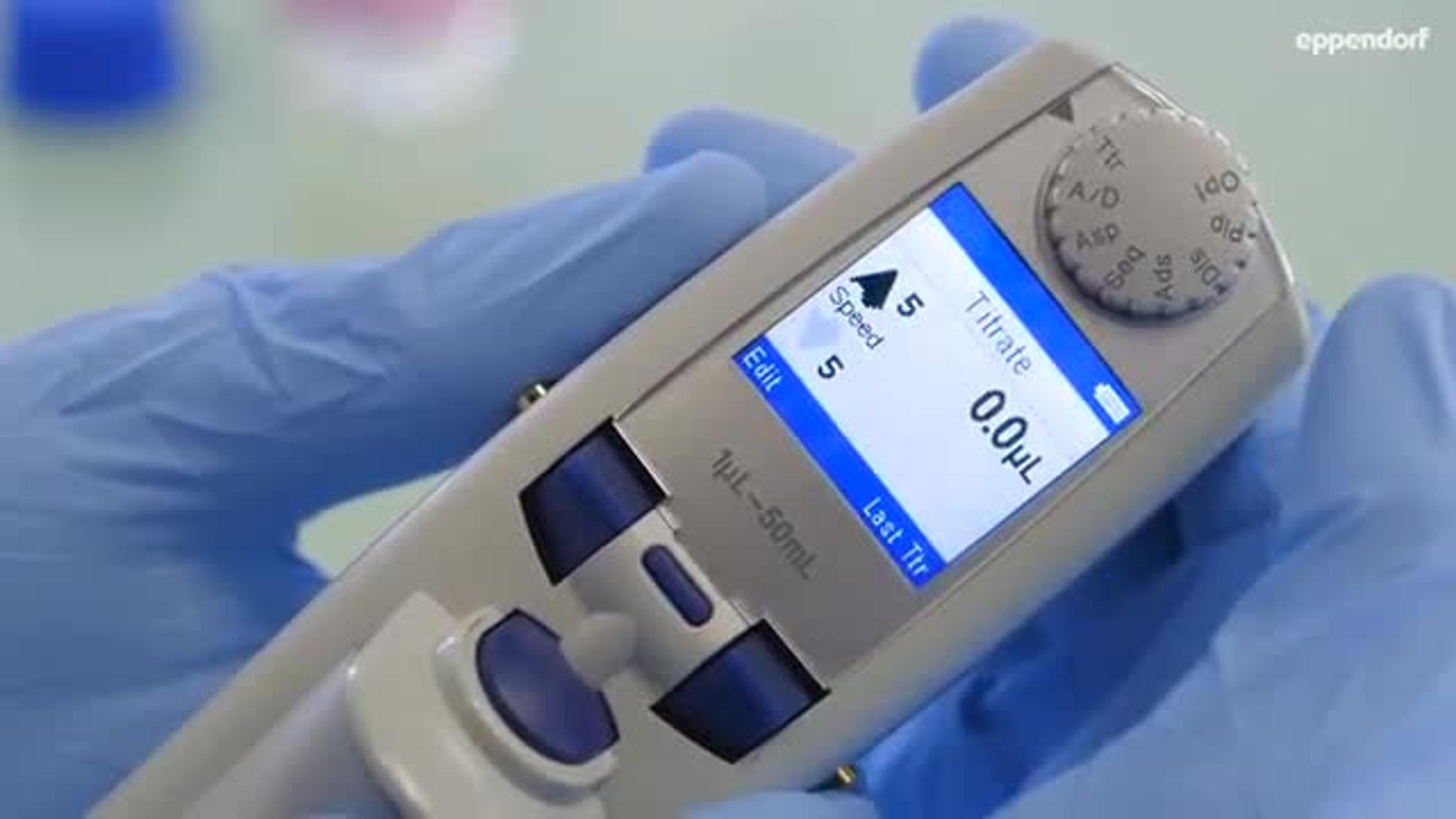 Easy Titration with the Multipette E3x Easy Titration with the Multipette E3x