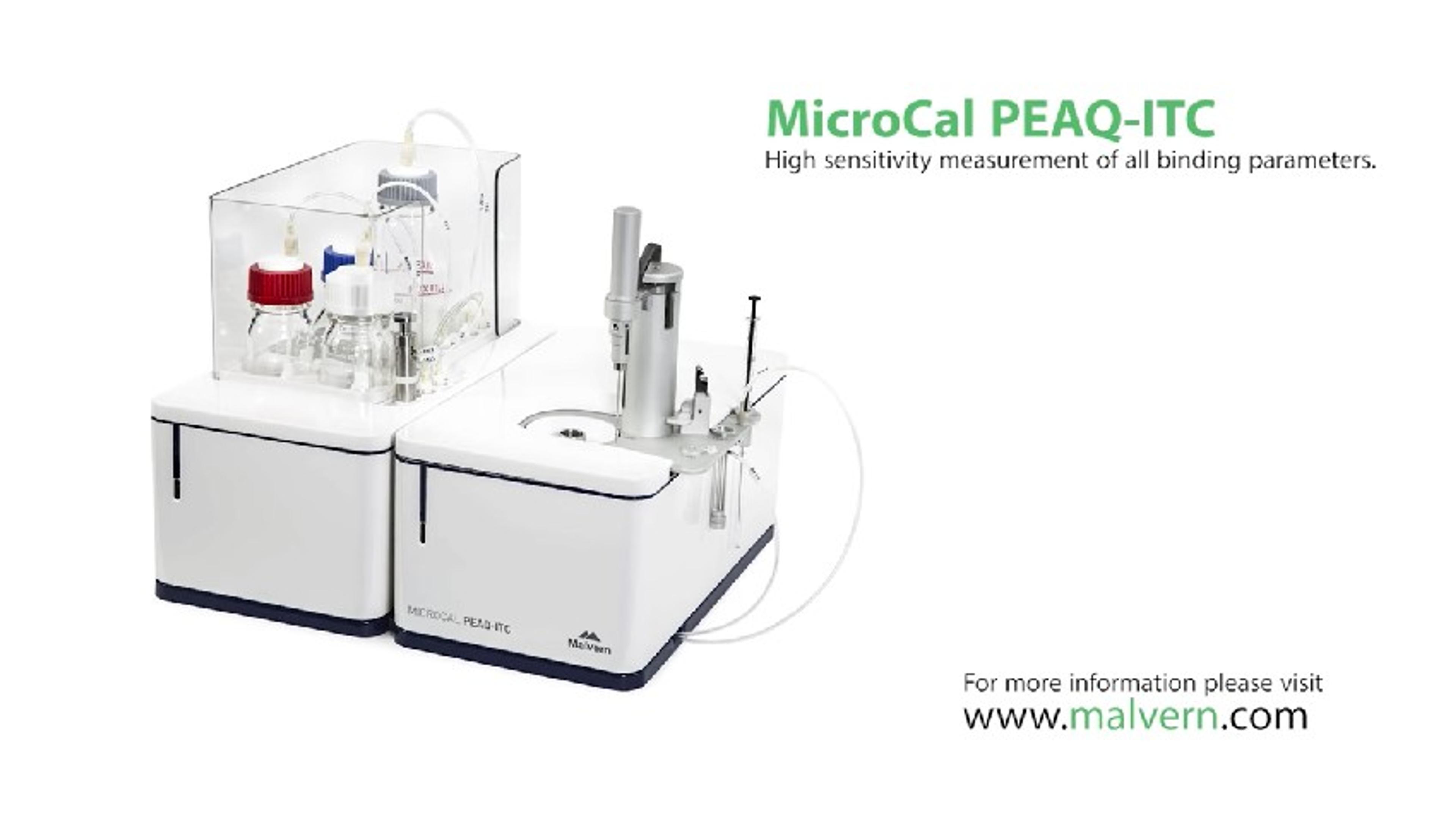 MicroCal PEAQ-ITC - Advanced Isothermal Titration Calorimetry MicroCal PEAQ-ITC - Advanced Isothermal Titration Calorimetry