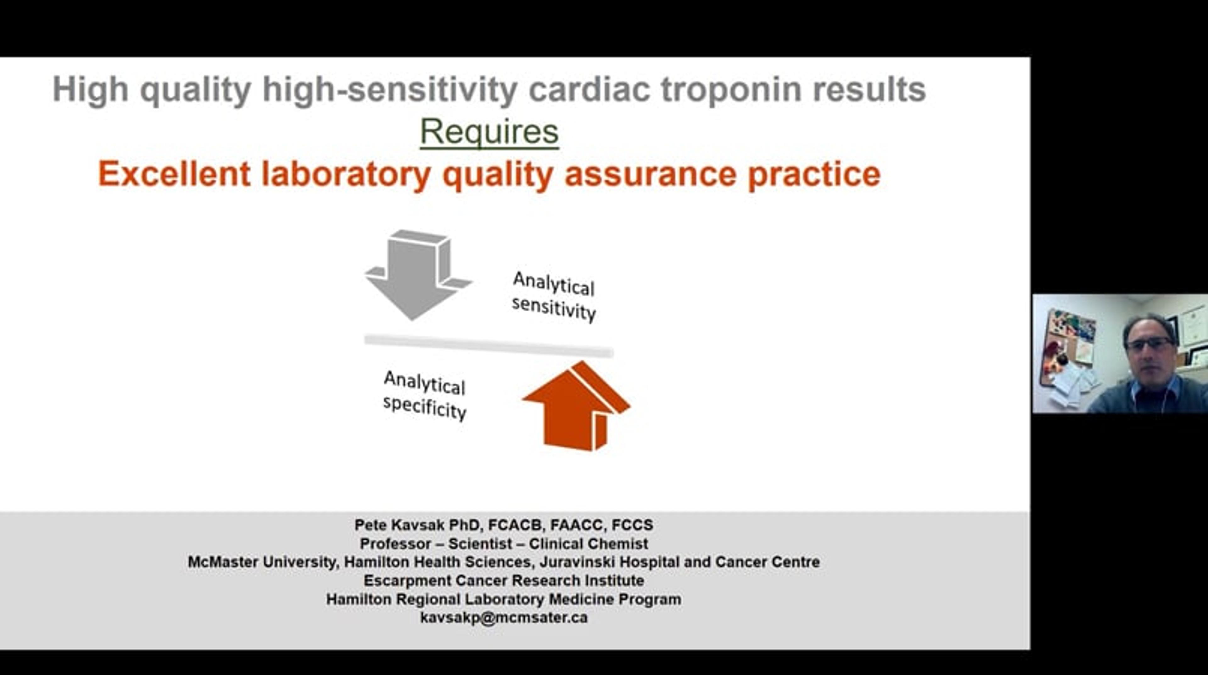 High quality high-sensitivity cardiac troponin requires excellent laboratory quality assurance practice High quality high-sensitivity cardiac troponin requires excellent laboratory quality assurance practice