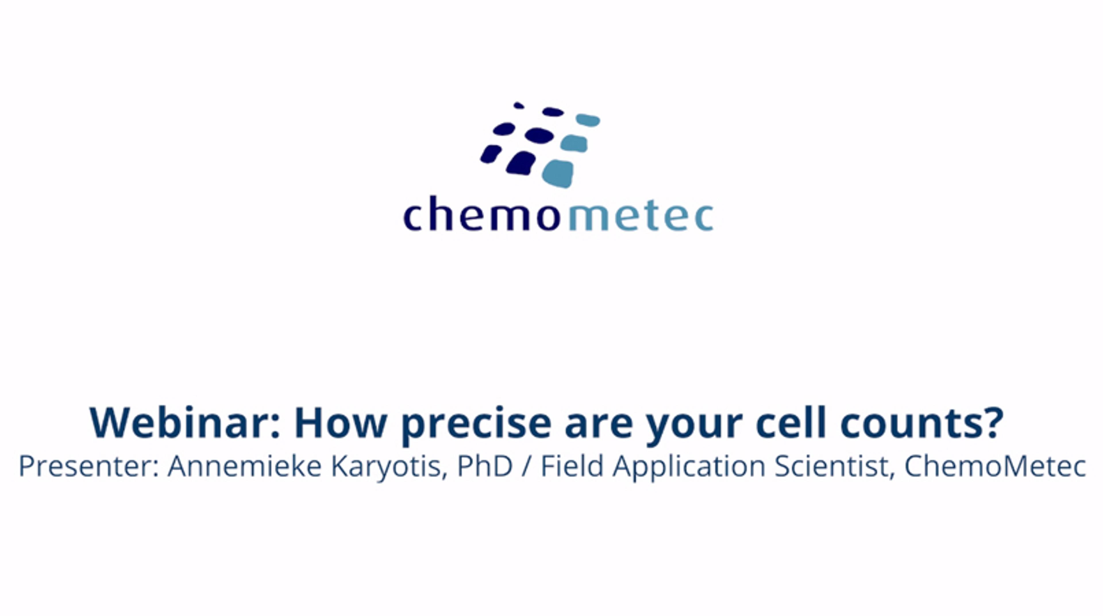 The meticulous researcher’s guide to validating a cell counting method The meticulous researcher’s guide to validating a cell counting method