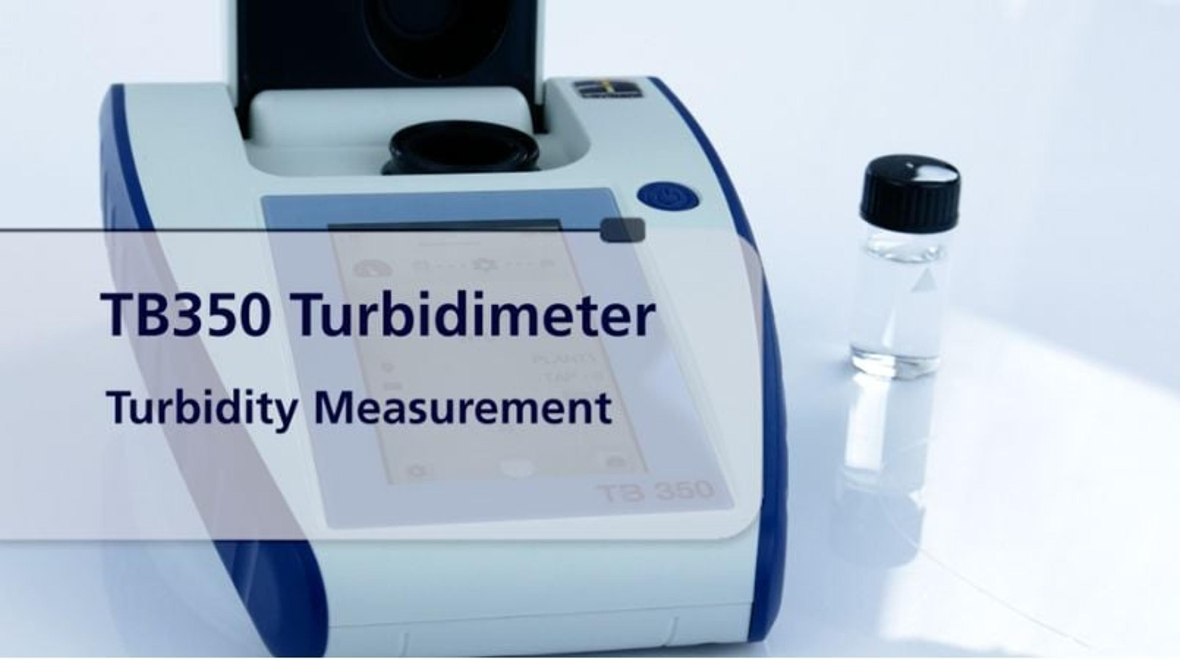 Accurate water measurements with the TB350 turbidity meter
Accurate water measurements with the TB350 turbidity meter