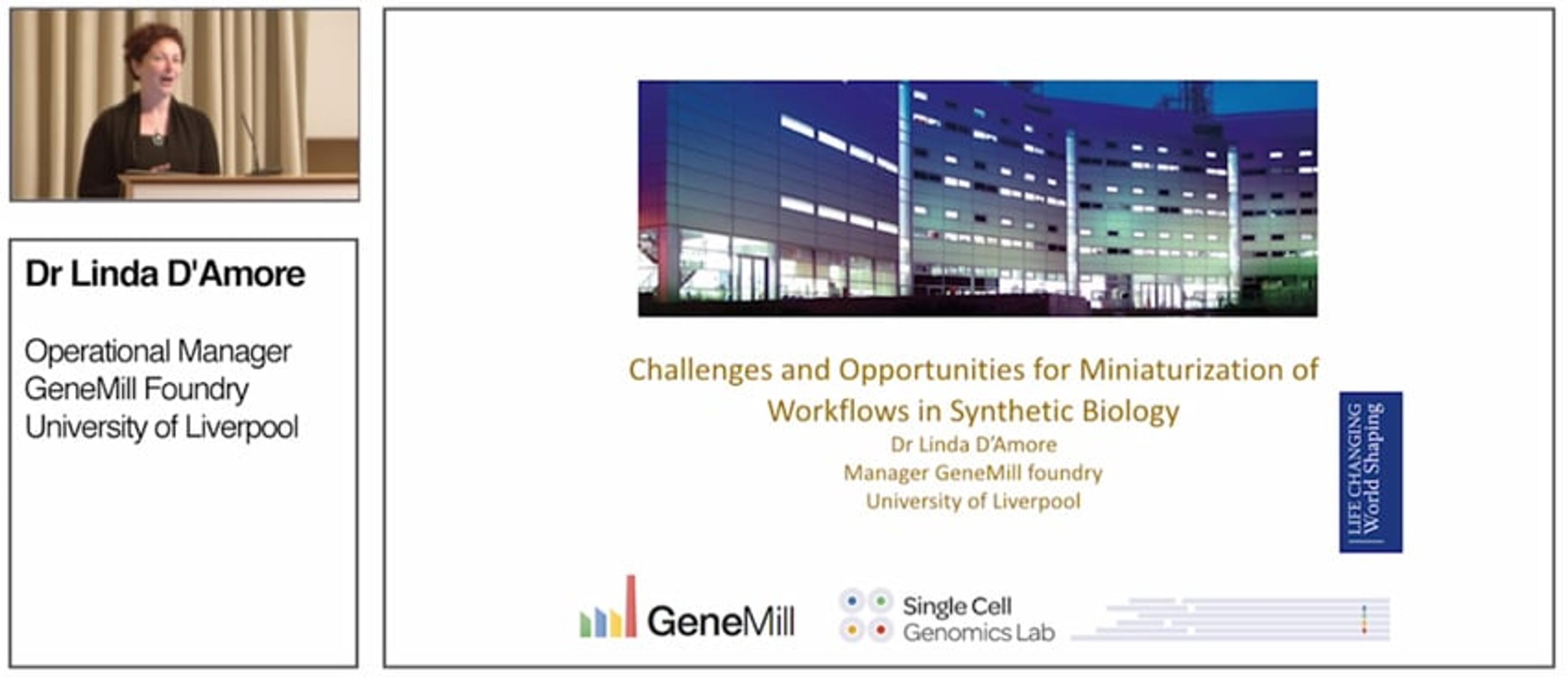 Advantages of Automated Workflow Miniaturization for Synthetic Biology Advantages of Automated Workflow Miniaturization for Synthetic Biology