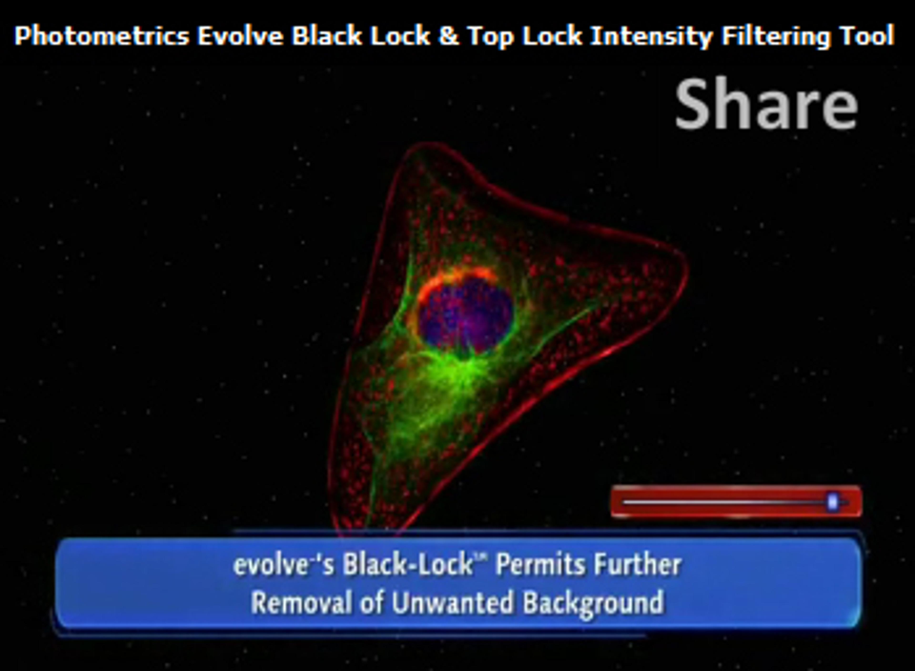 Photometrics Evolve Black Lock & Top Lock Intensity Filtering Tool Photometrics Evolve Black Lock & Top Lock Intensity Filtering Tool