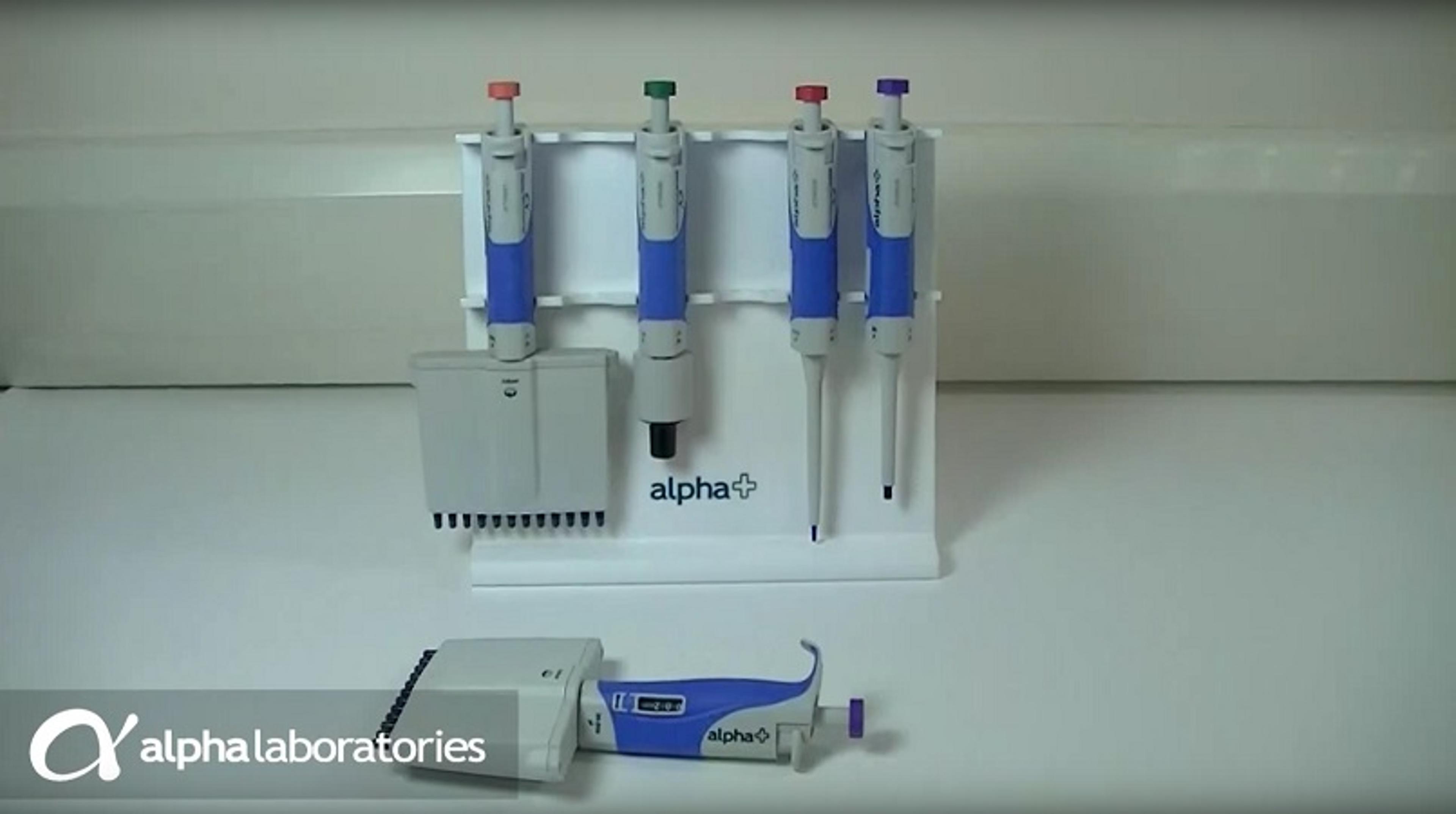 Alpha+ Pipettes for Performance and Value - Demonstration Alpha+ Pipettes for Performance and Value - Demonstration