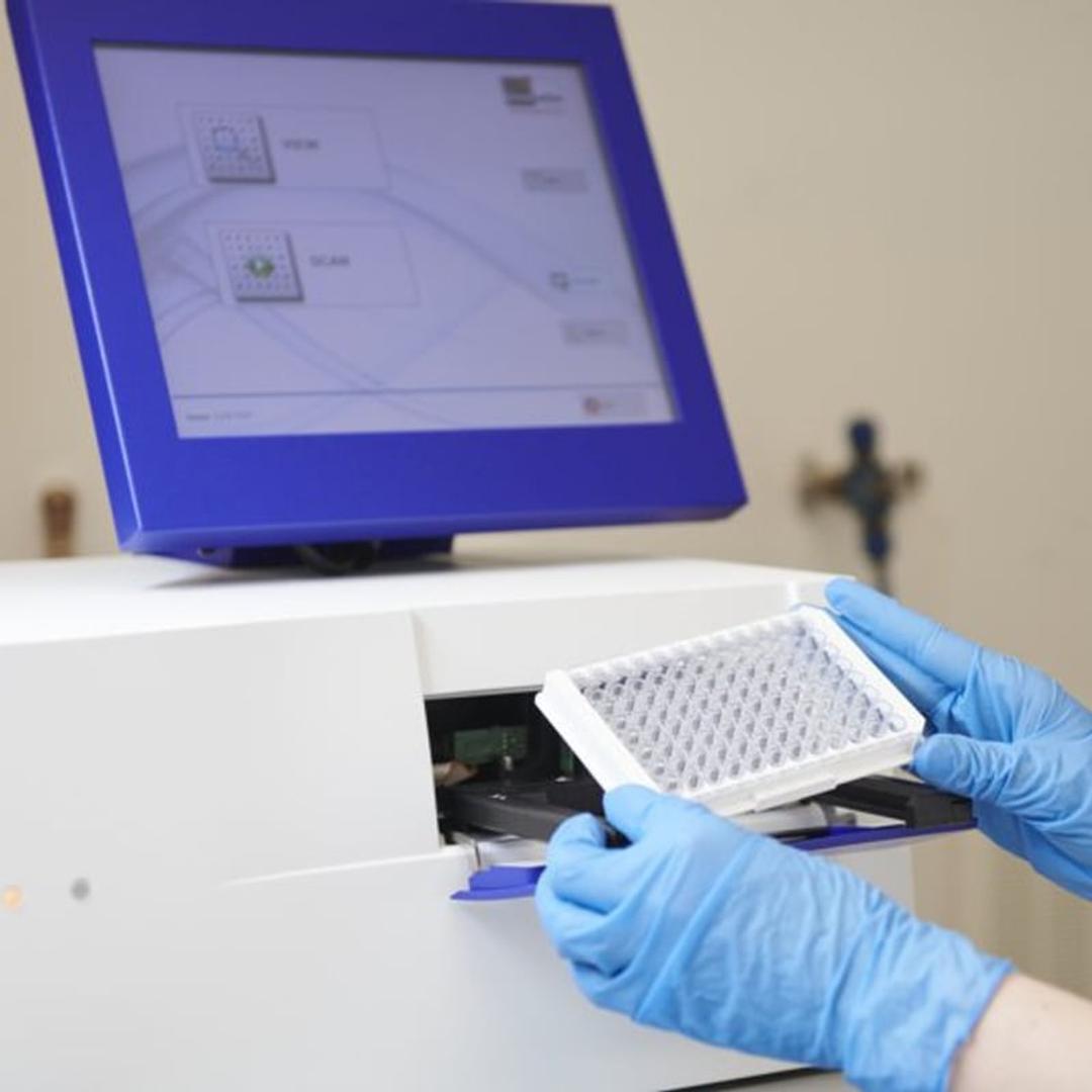 SensoSpot® with samples