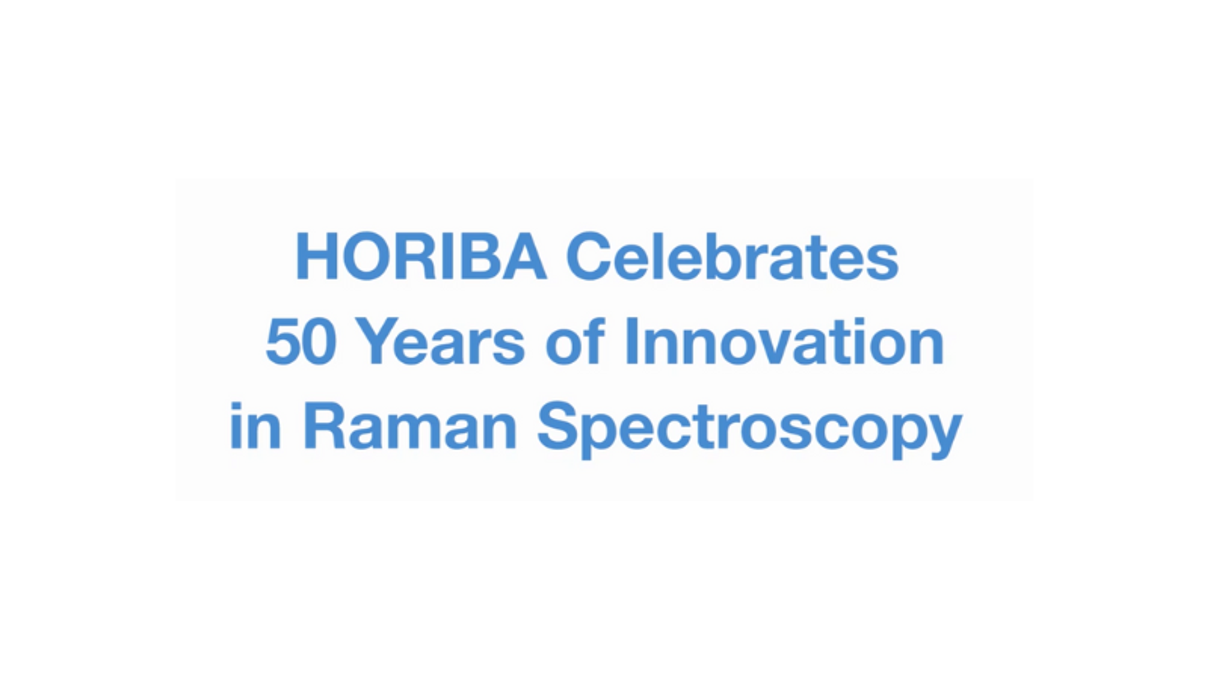 Over 50 years of Raman spectroscopy Over 50 years of Raman spectroscopy