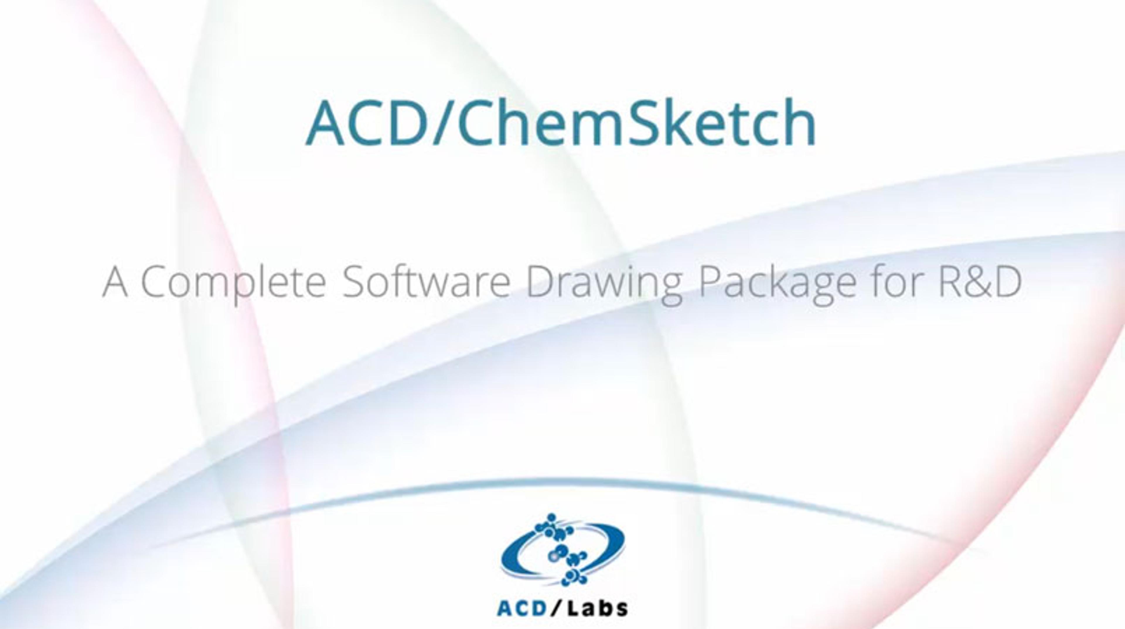 How to Use ACD Chemsketch: Video Guide How to Use ACD Chemsketch: Video Guide