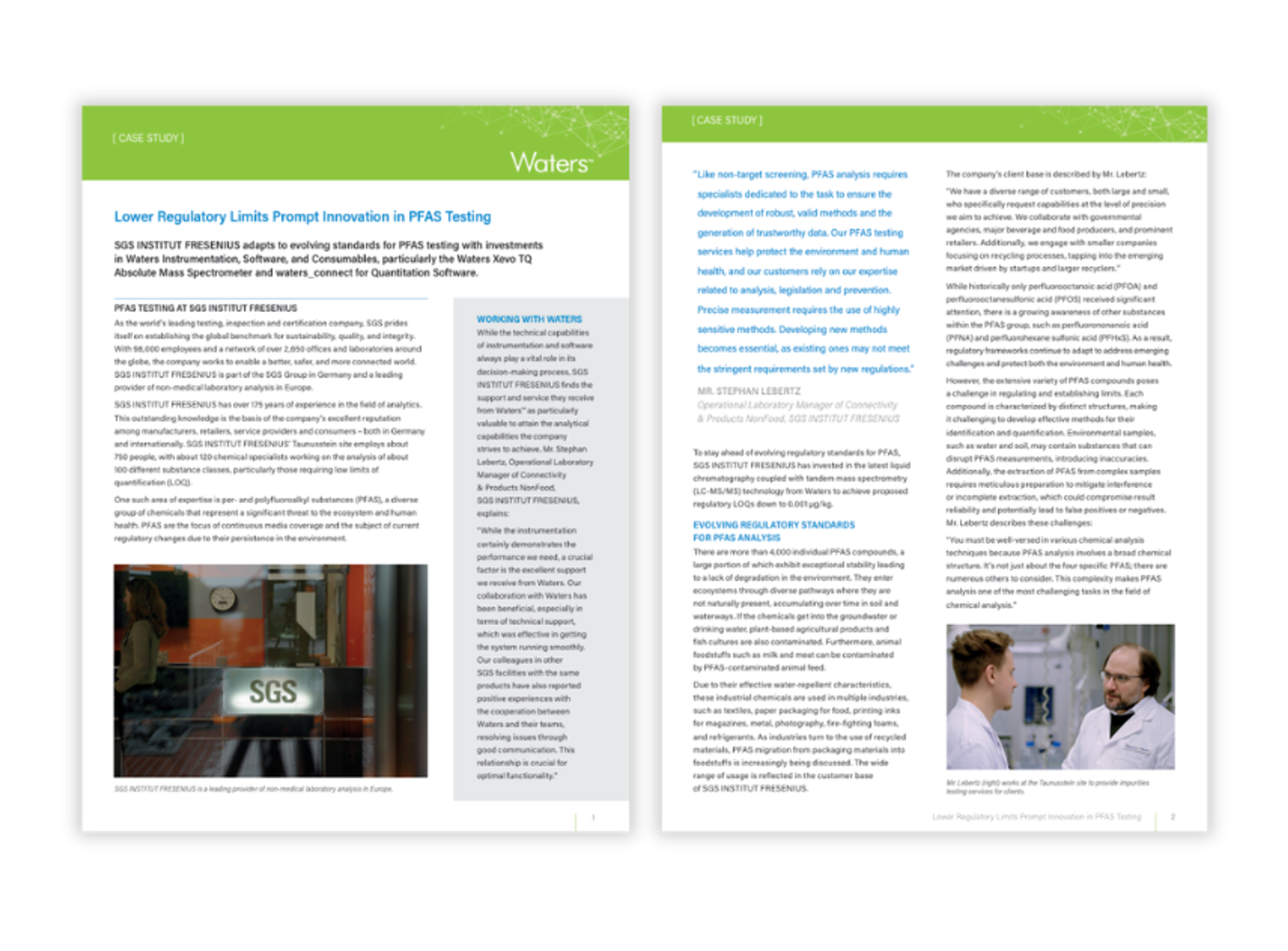 PFAS analysis workflow using tandem mass spectrometry for sensitive detection in complex sample matrices