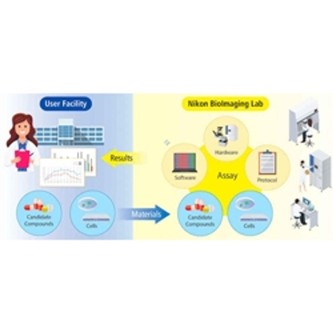 Flow chart showing how contract imaging services at the Niko